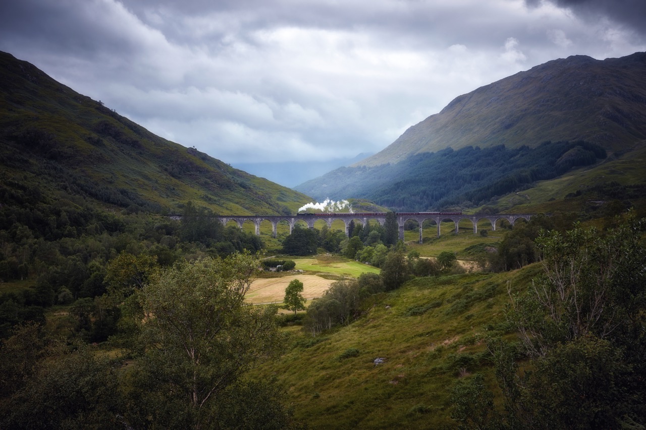 Glenfinnan Viaduct e Hogwarts Espress