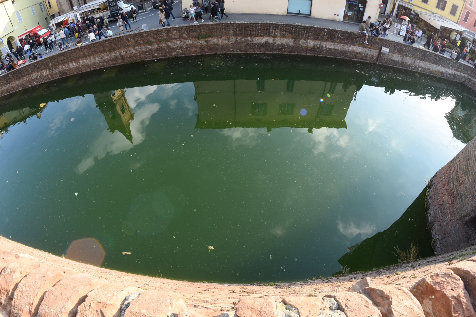 Borgo di Fontanellato prov. parma view from the castle