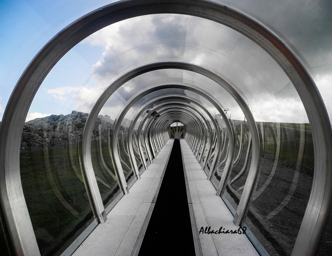 Un tunnel luminoso...