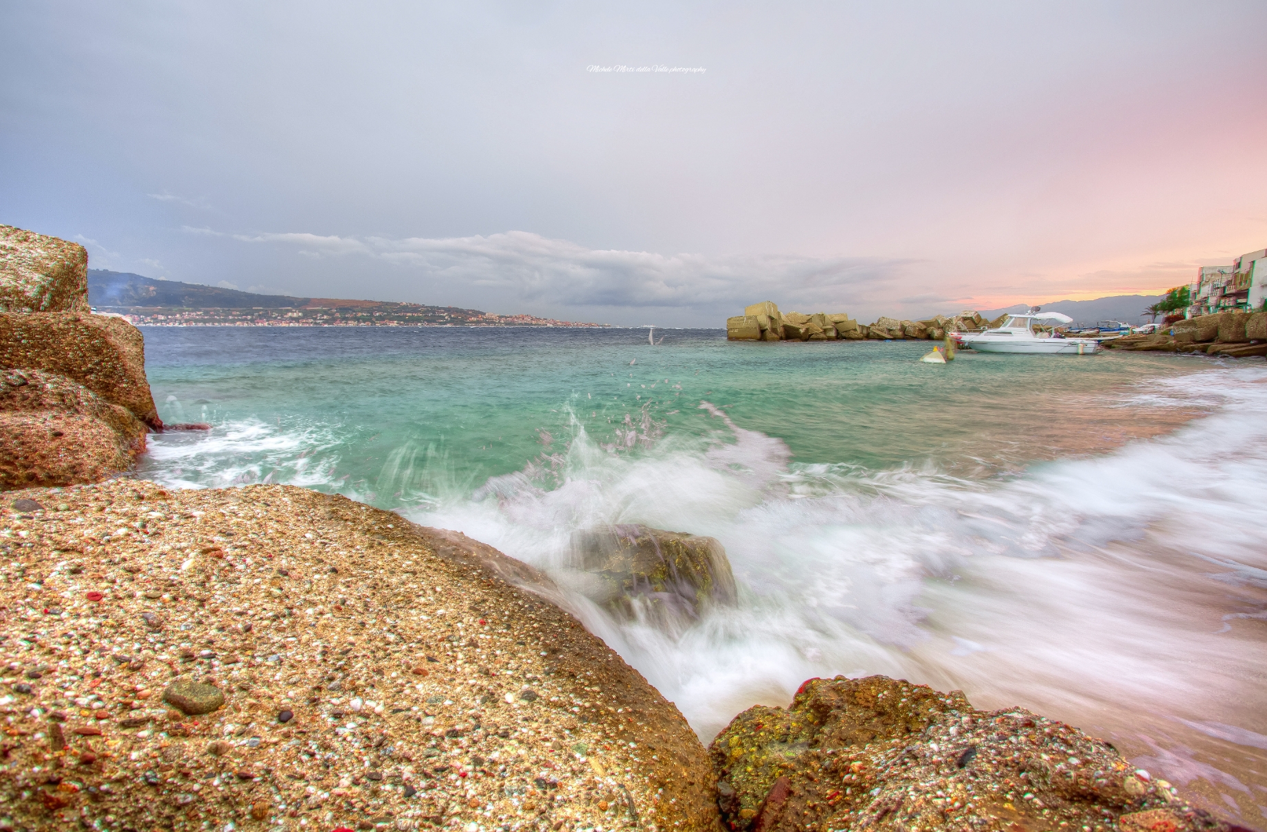 Red in the evening ...