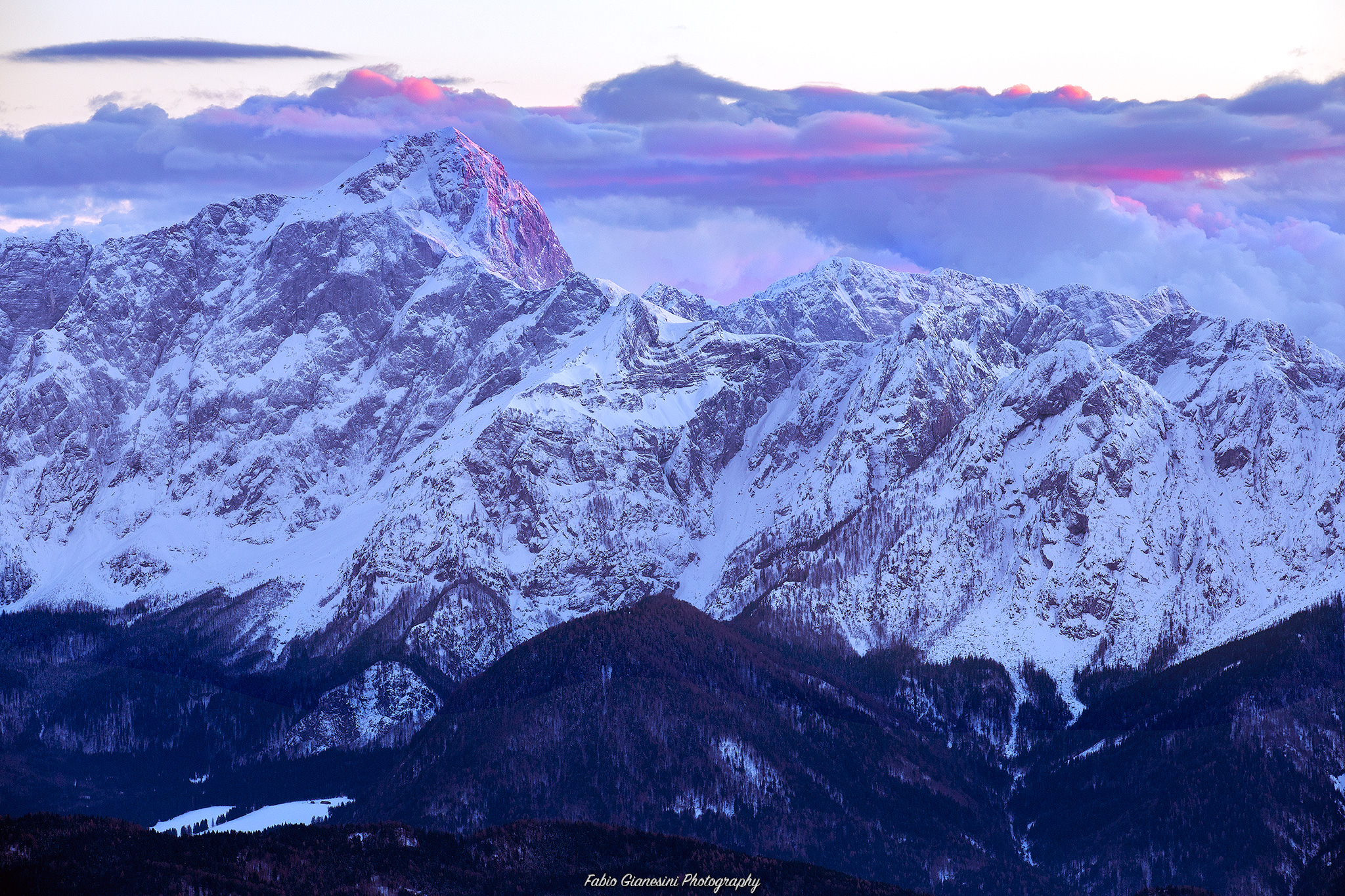 Sunset from M.Dobratsch