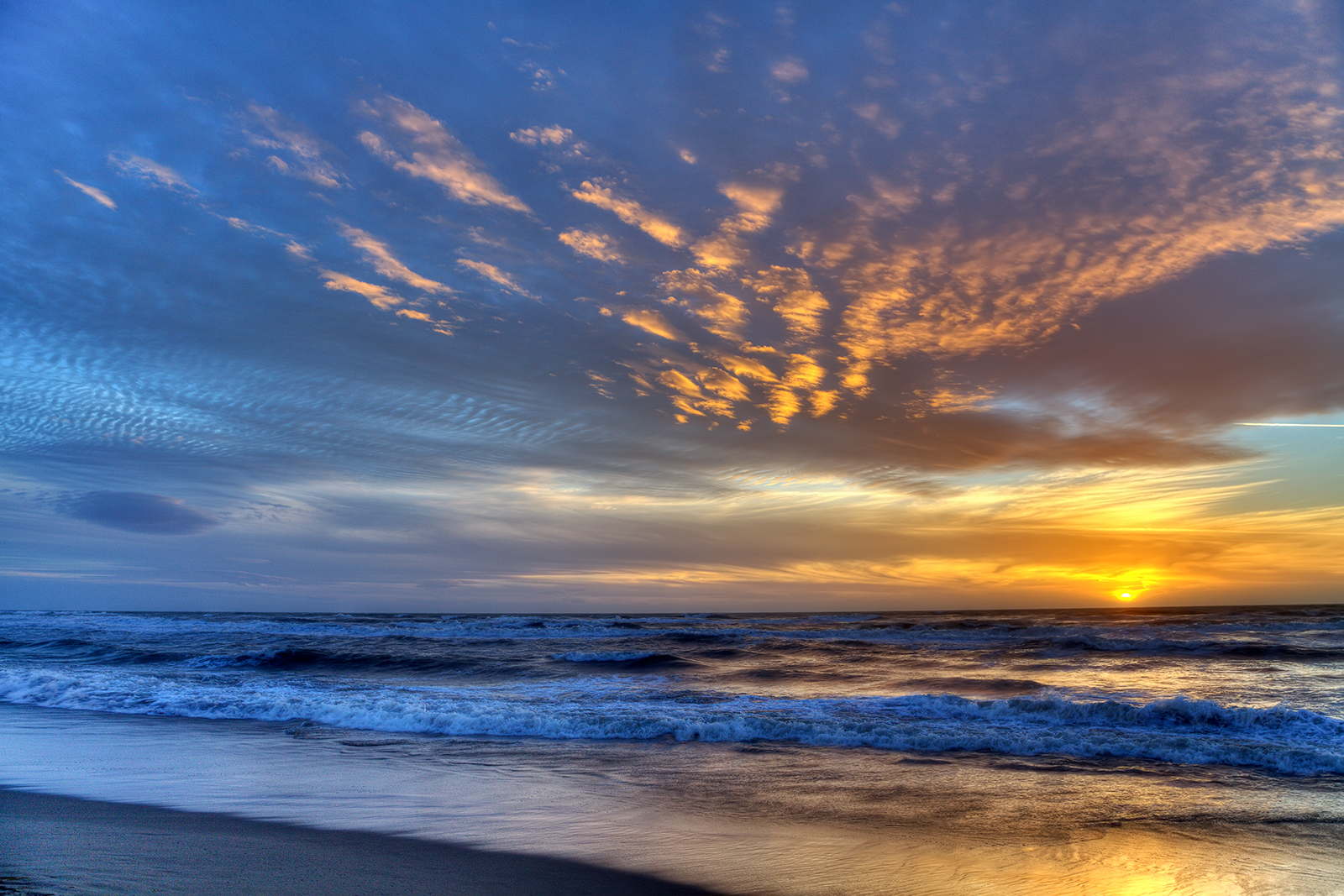 Sunset in Viareggio ...