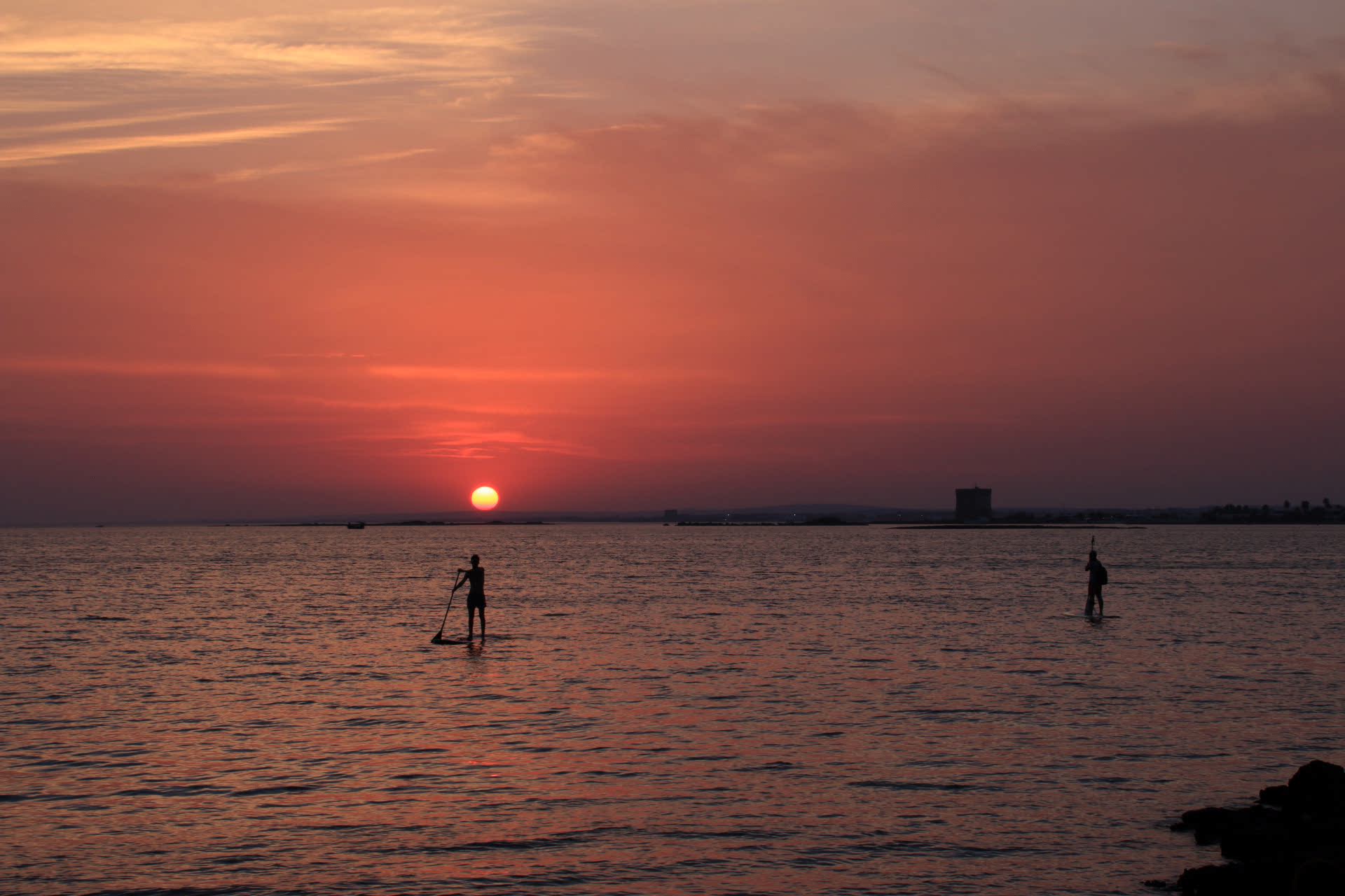 Sunset at Porto Cesareo
