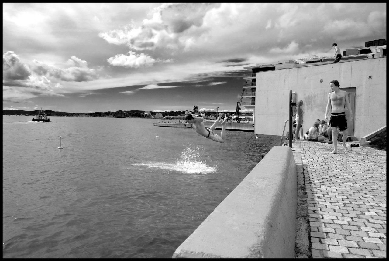 Oslo: il tuffo