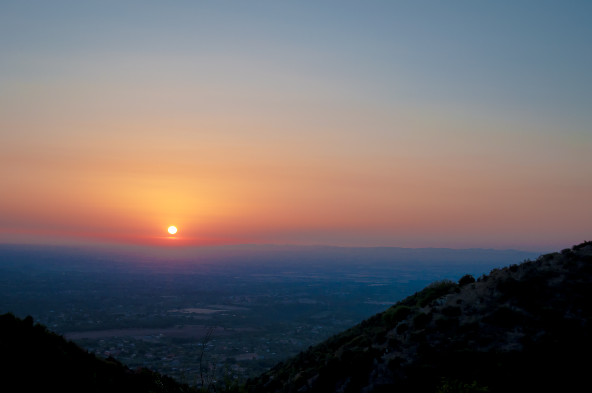 Capranica prenestines at sunset