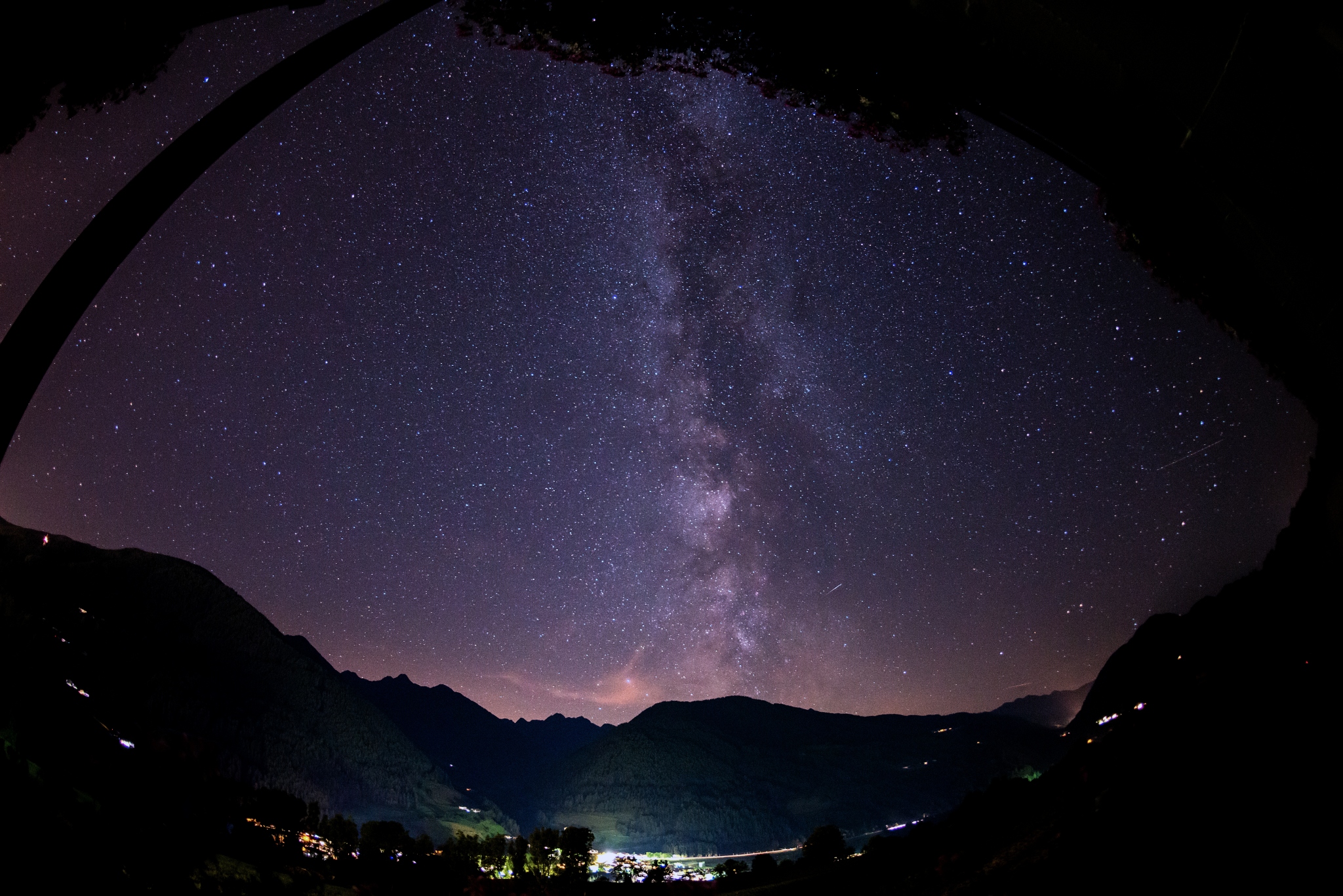 The sky over Vipiteno