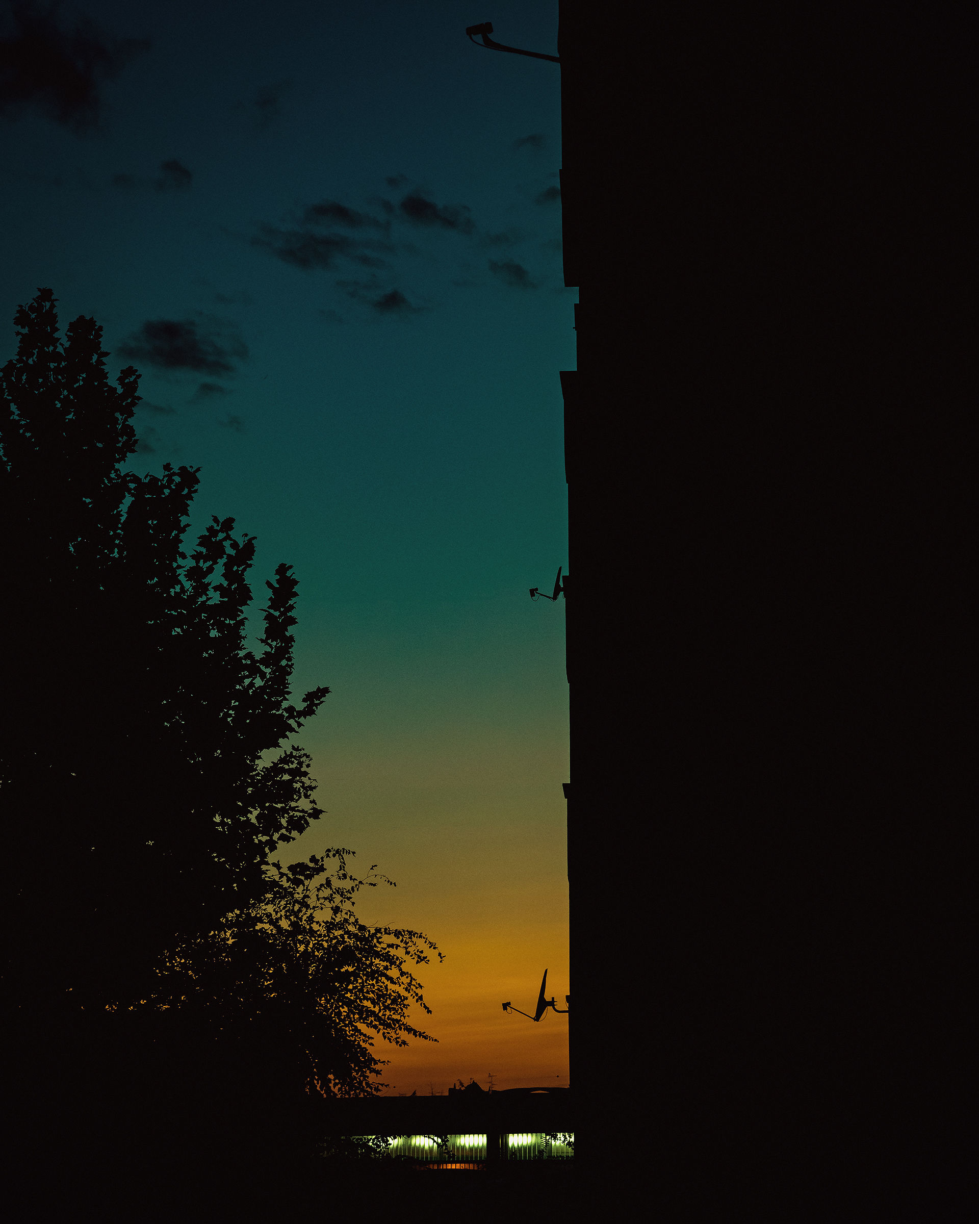Sunset over Cologno on 14 9 2017