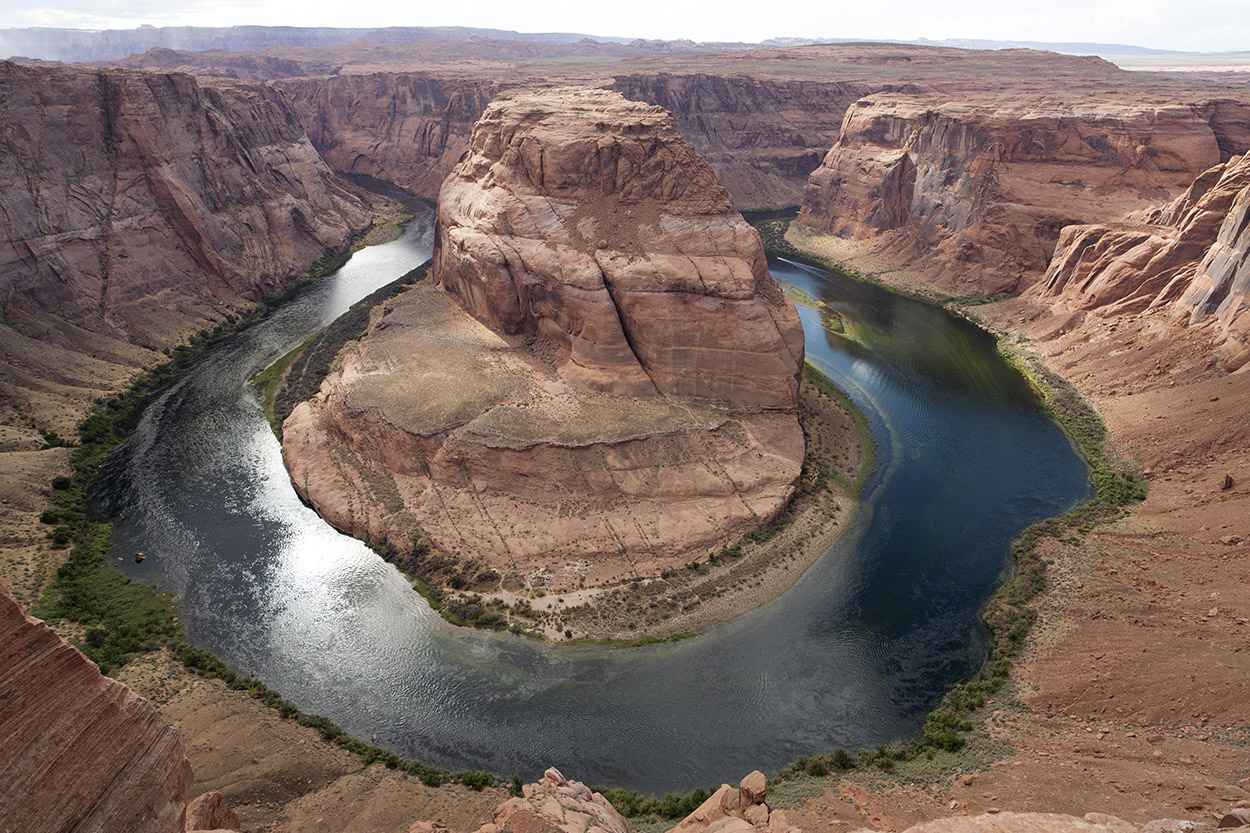 Horseshoe Bend Prima del temporale
