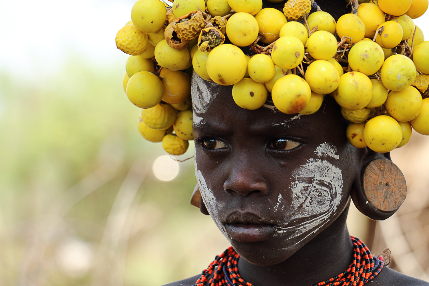 young Mursi girl
