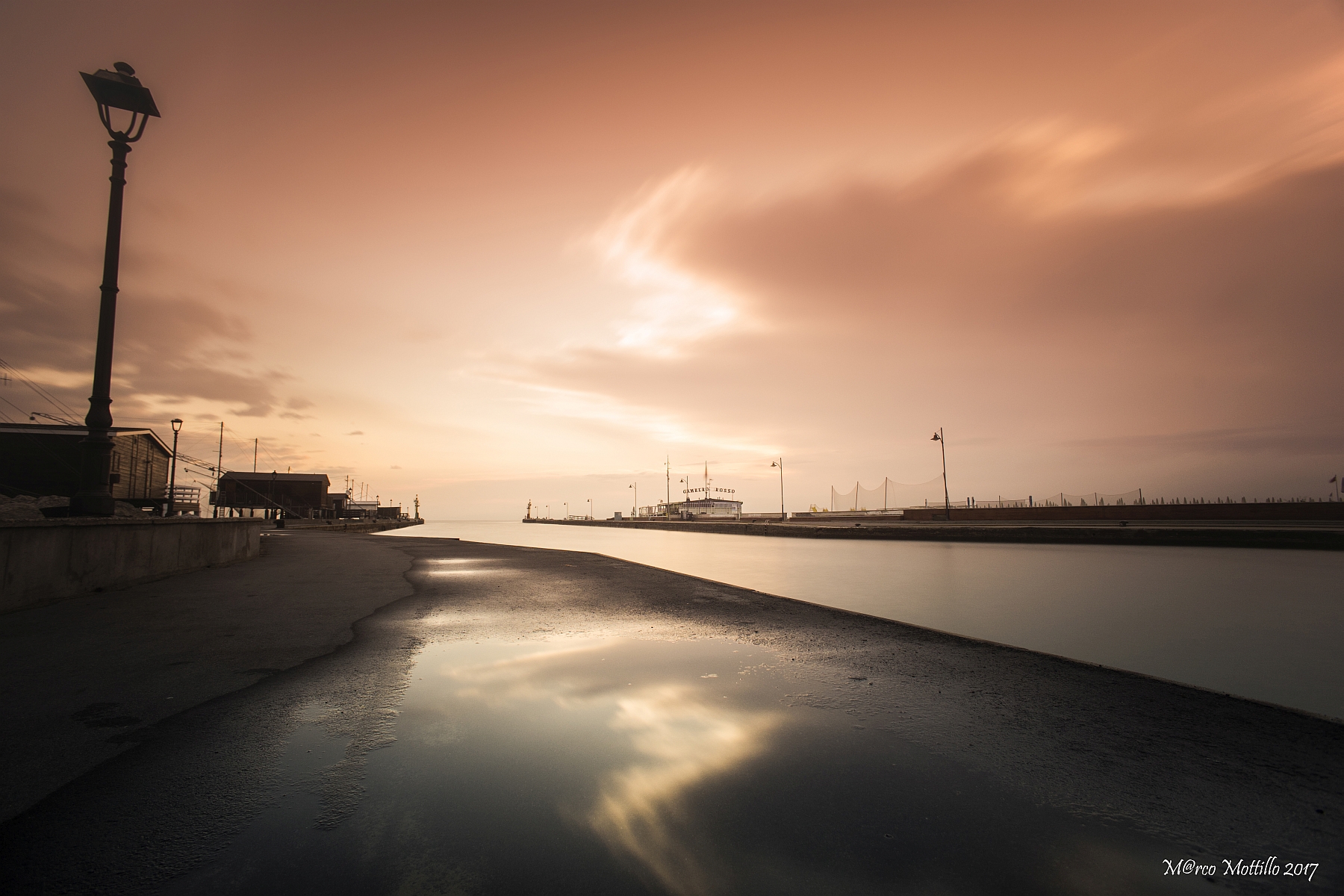 Cesenatico the canal harbor