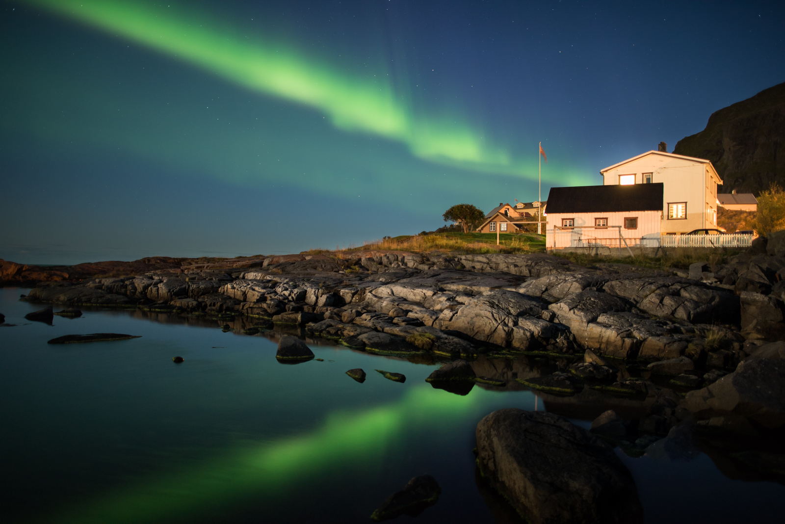 Å i Lofoten & Aurora Borealis