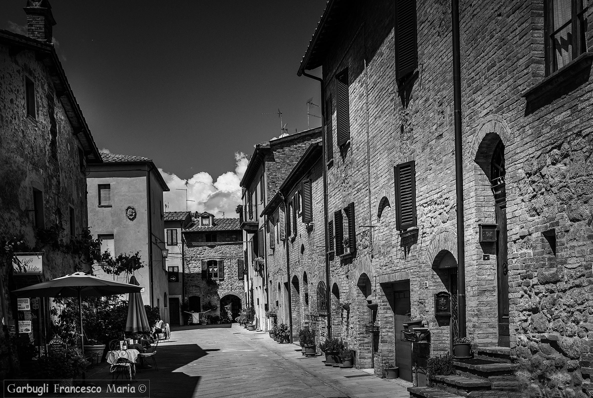 The alleys of Pienza