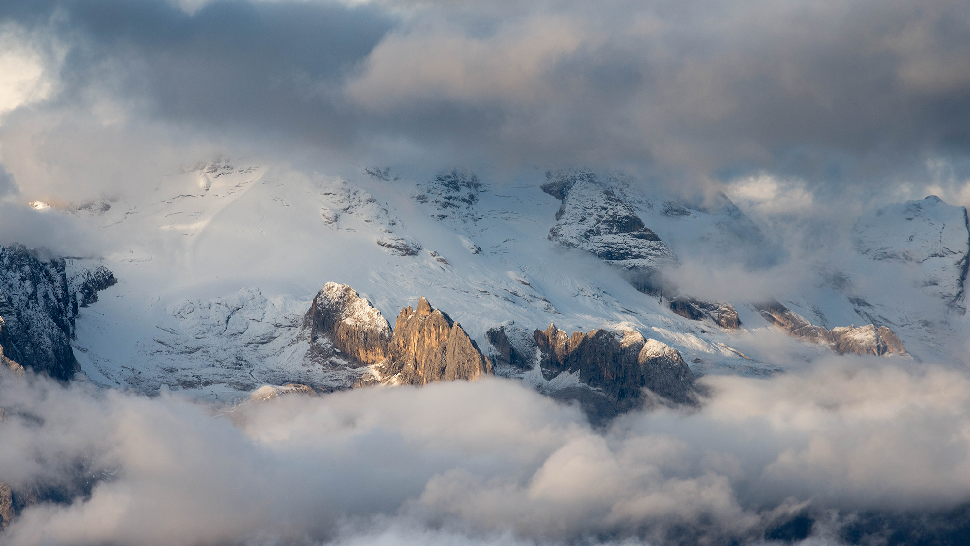 Sunbeam on the Marmolada