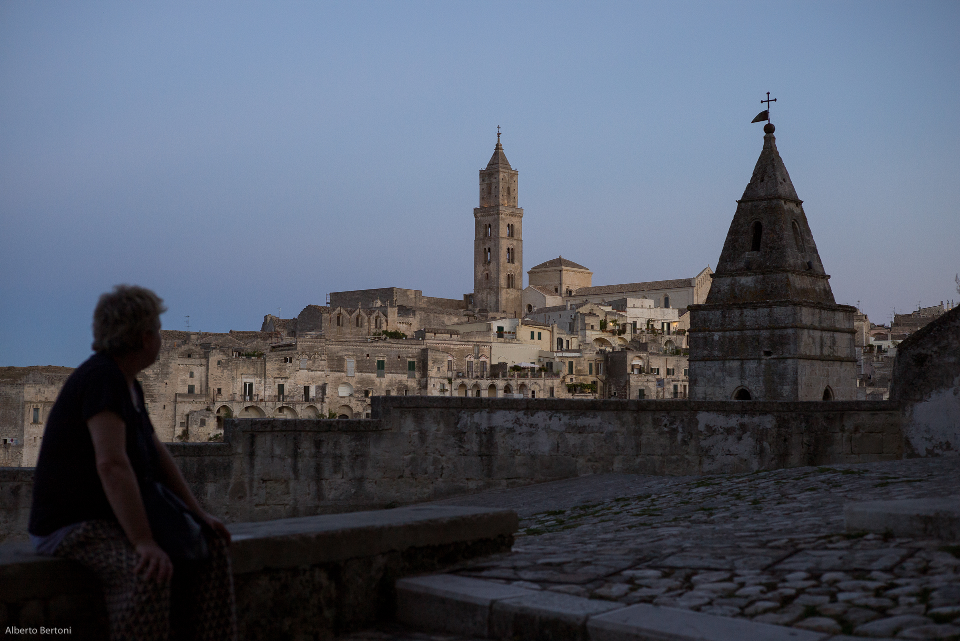 Matera at dusk