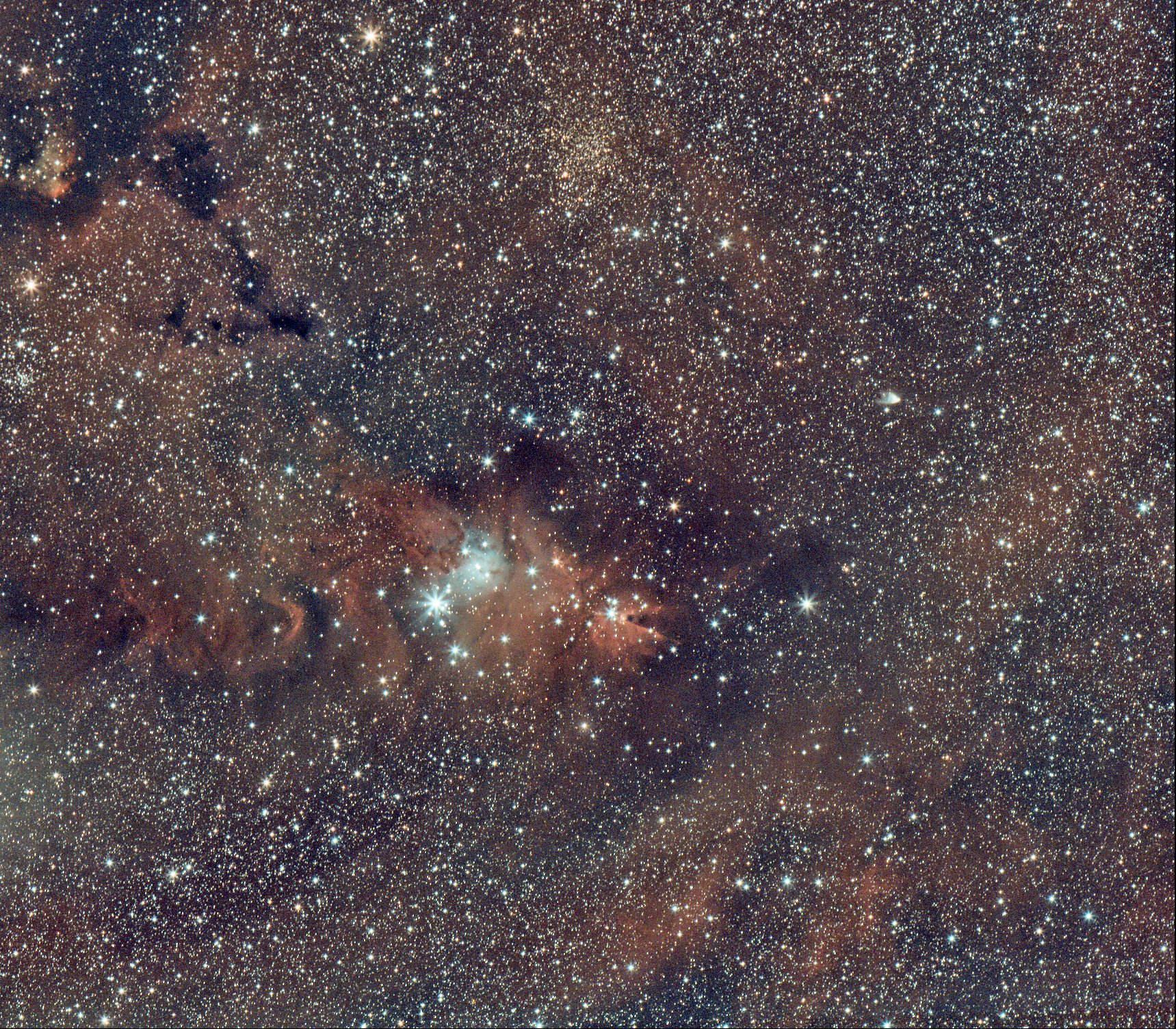 Regione nebulosa Cono e nebulosa variabile Hubble