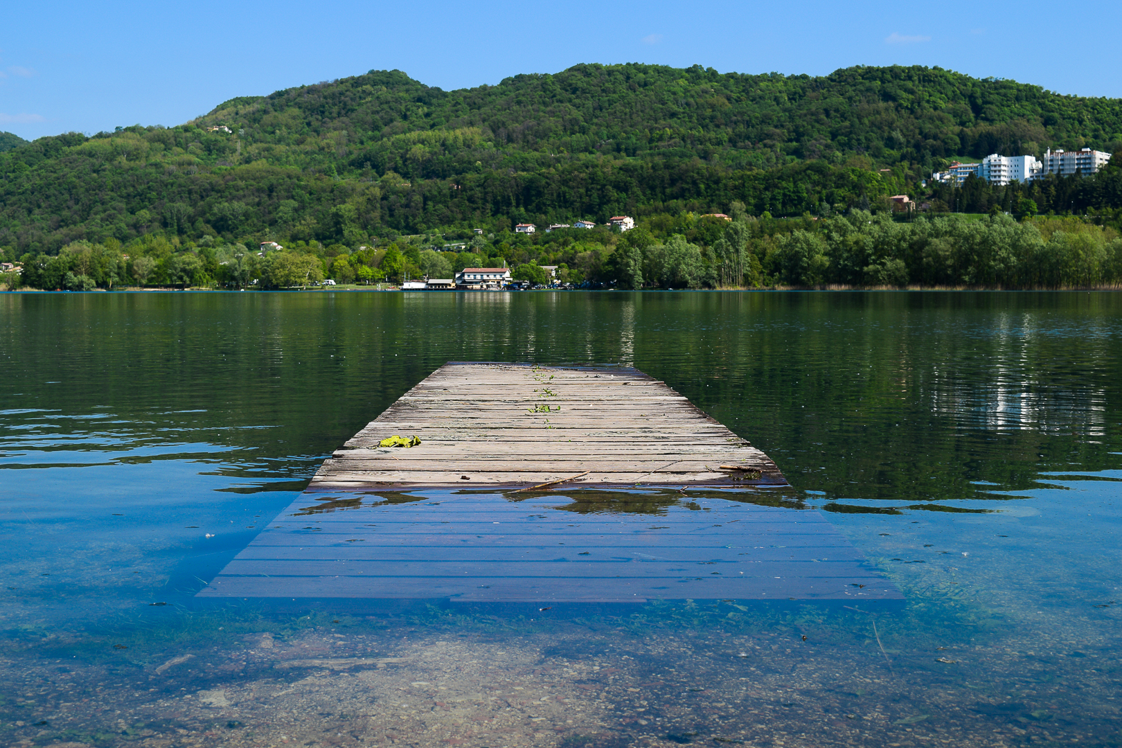 Submerged dock