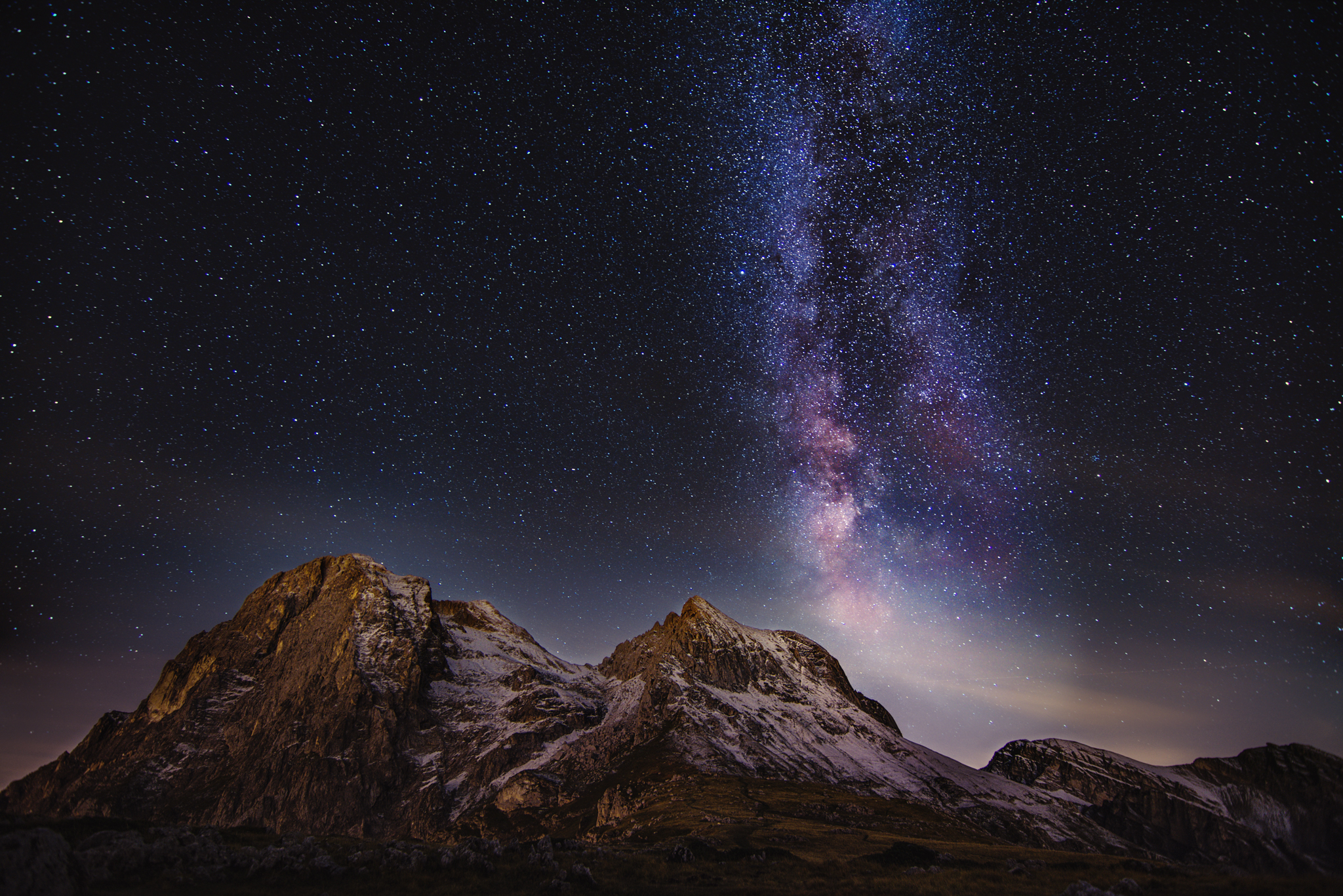 Via lattea da Prati di Tivo