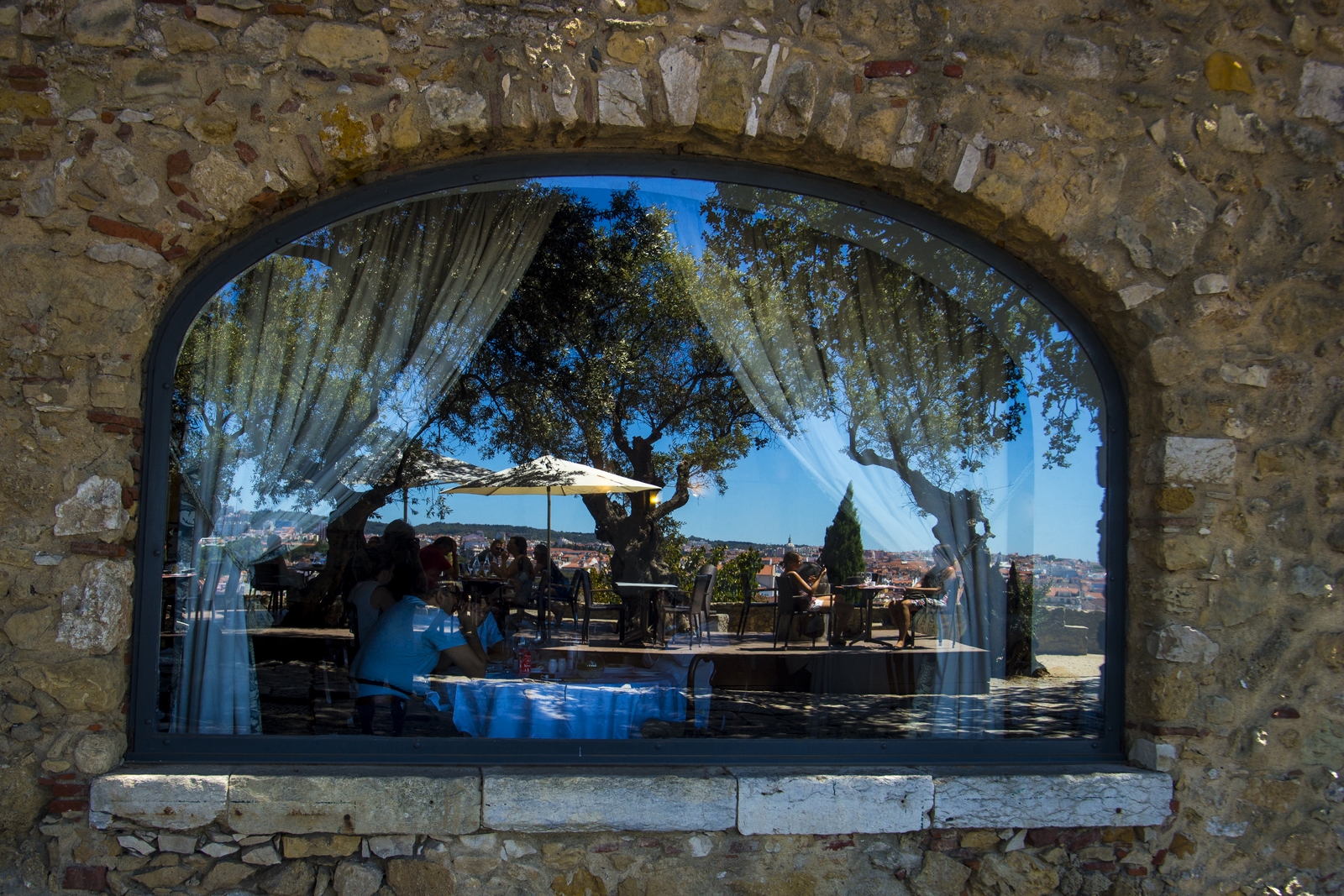 Lisbona nel ristorante