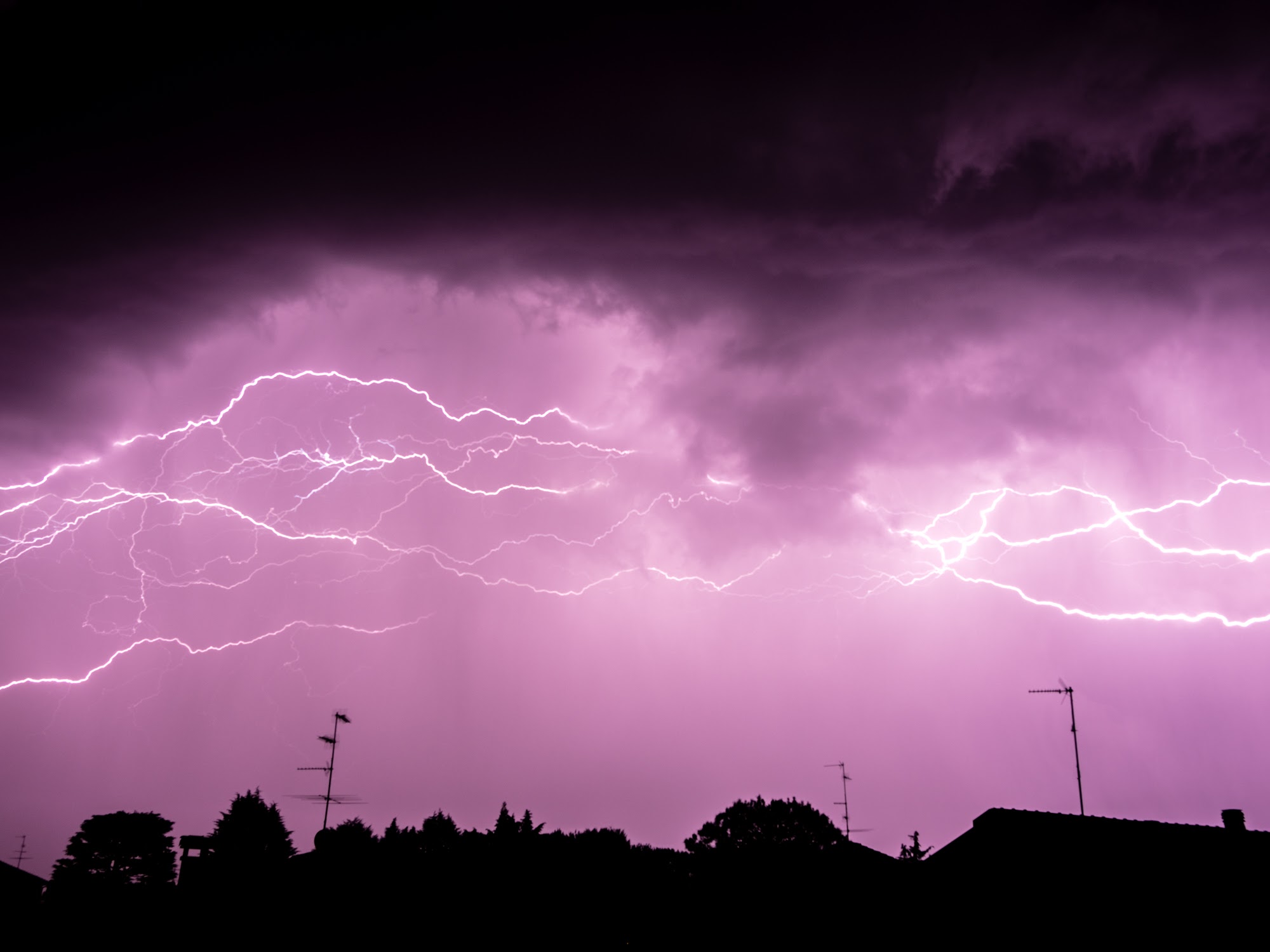 scariche orizzontali