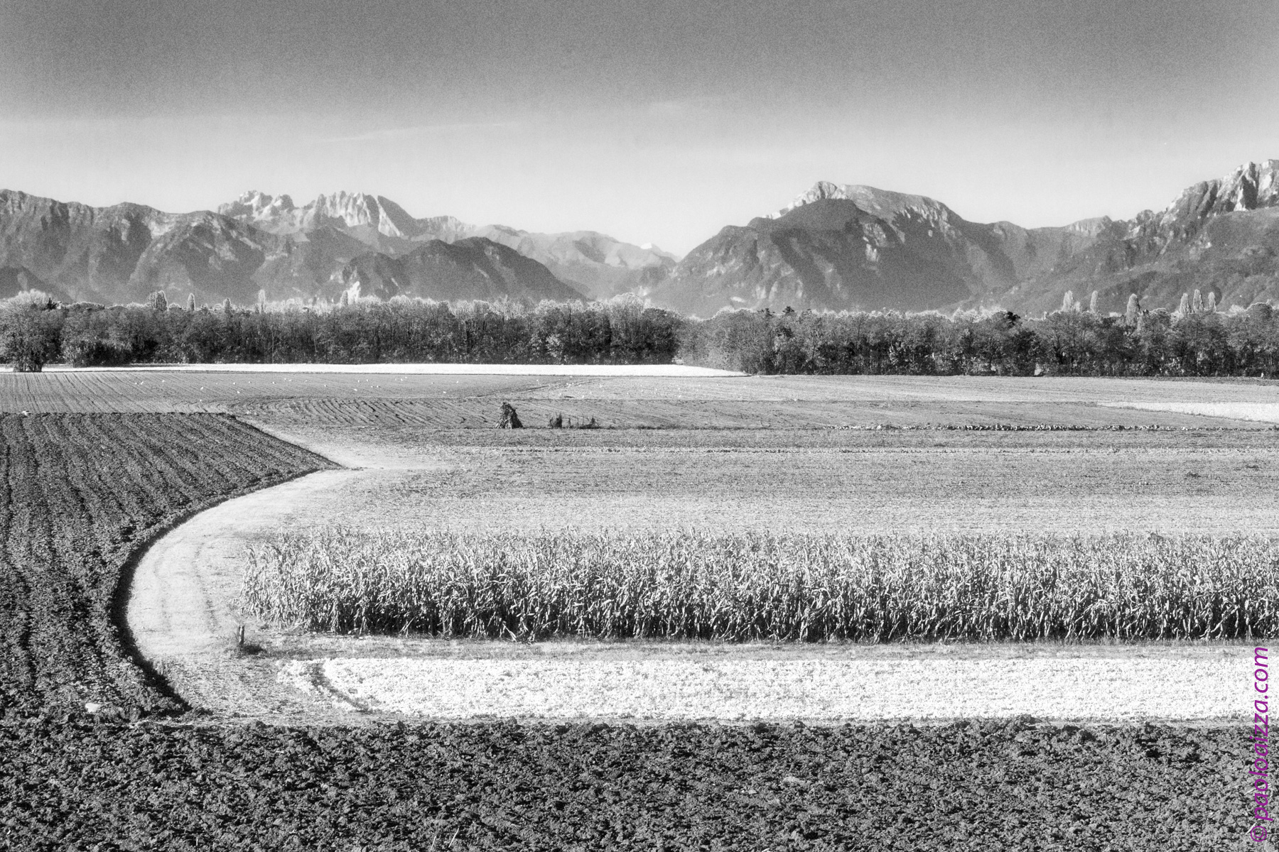 da bicinicco verso le montagne