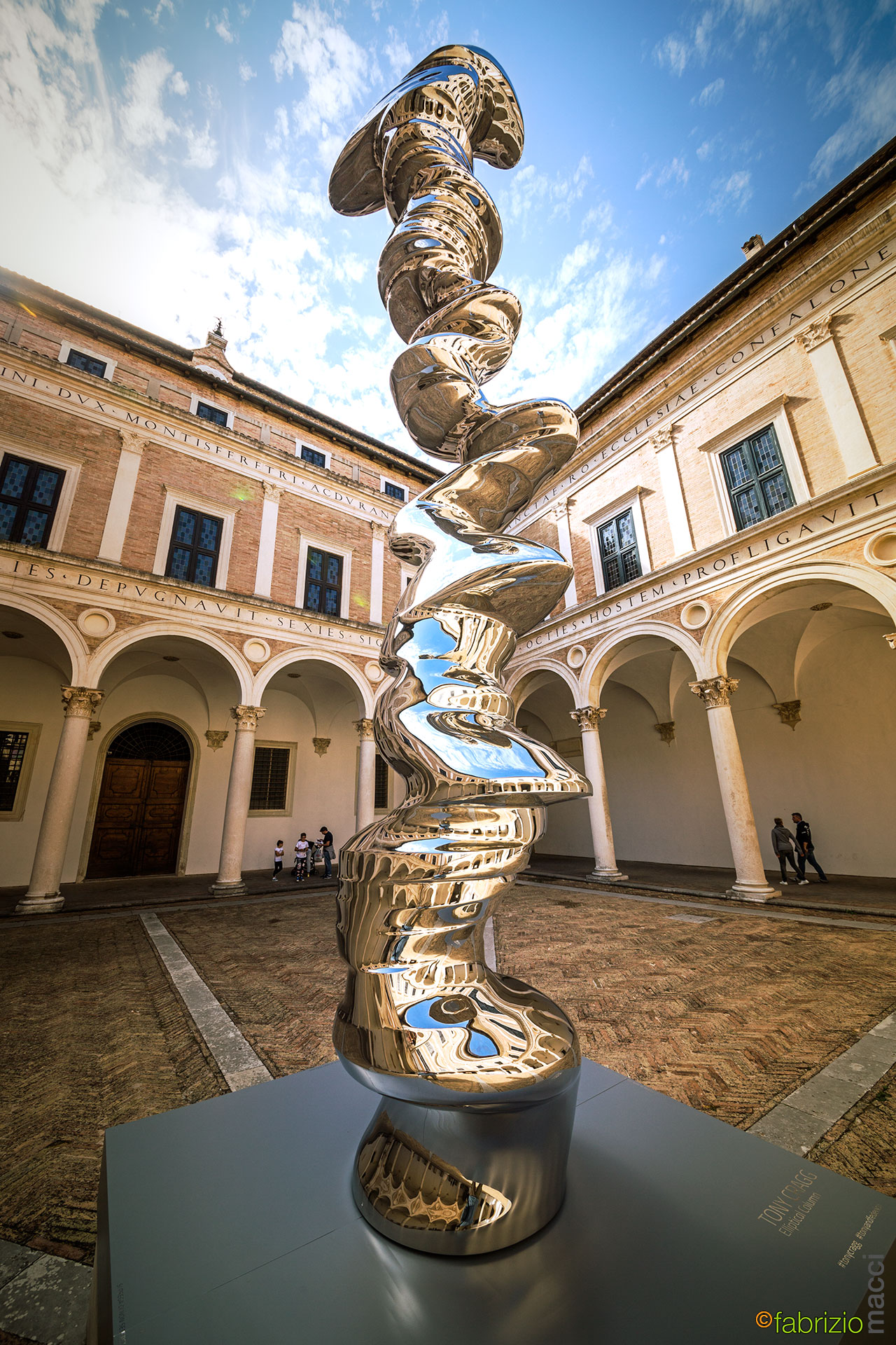Urbino Elliptical Column by Tony Cragg