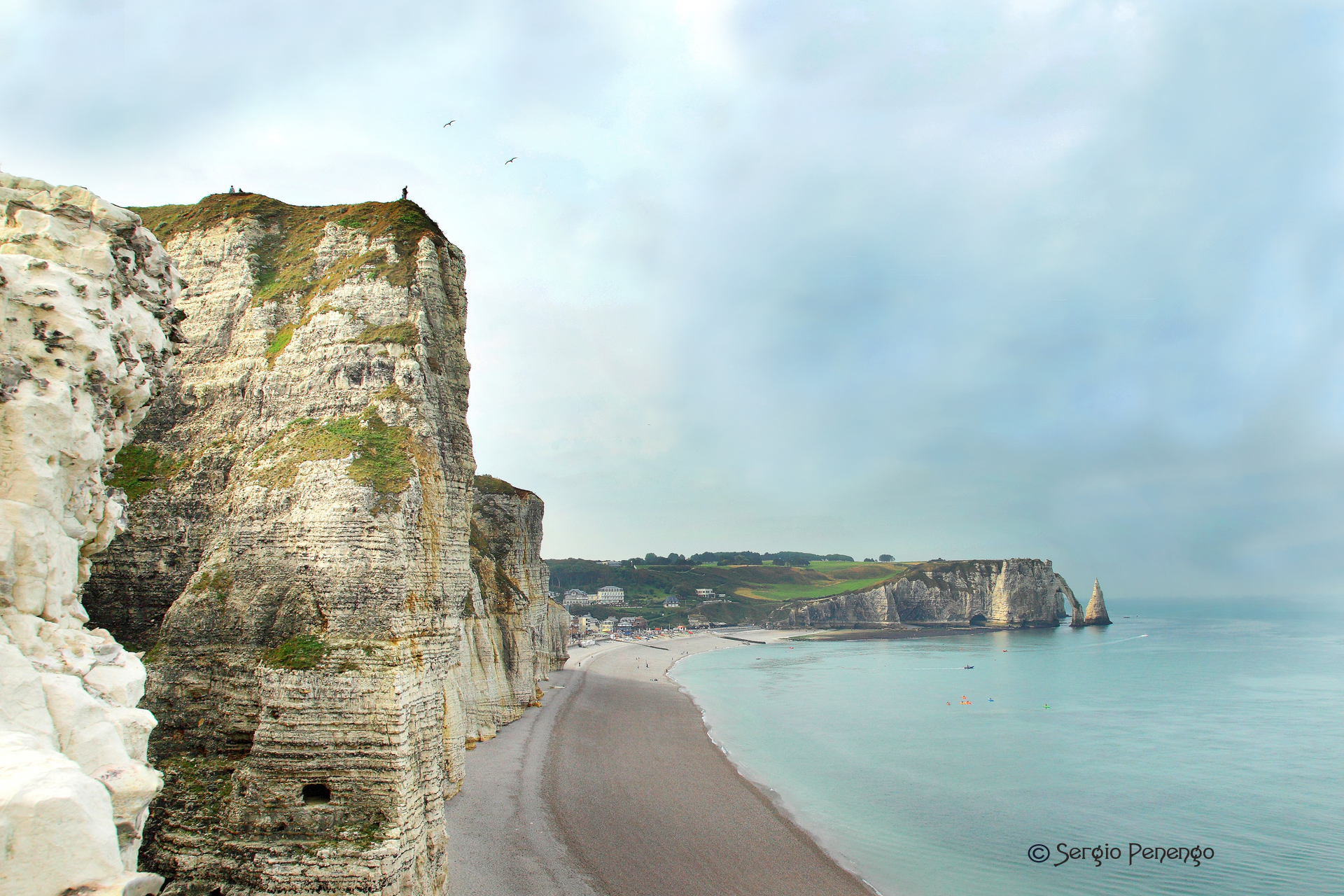 Etretat falaise d'Aval