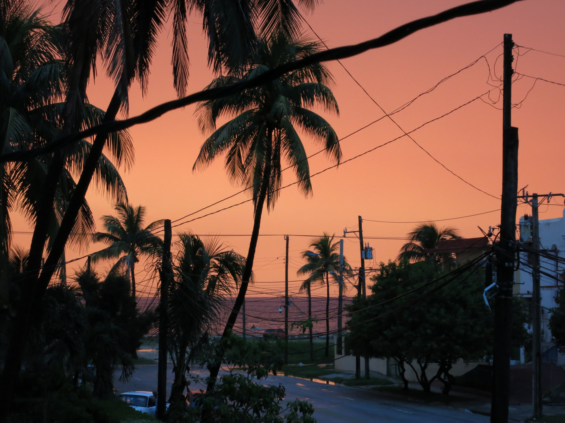 Havana - Sunset at home especially at Miramar