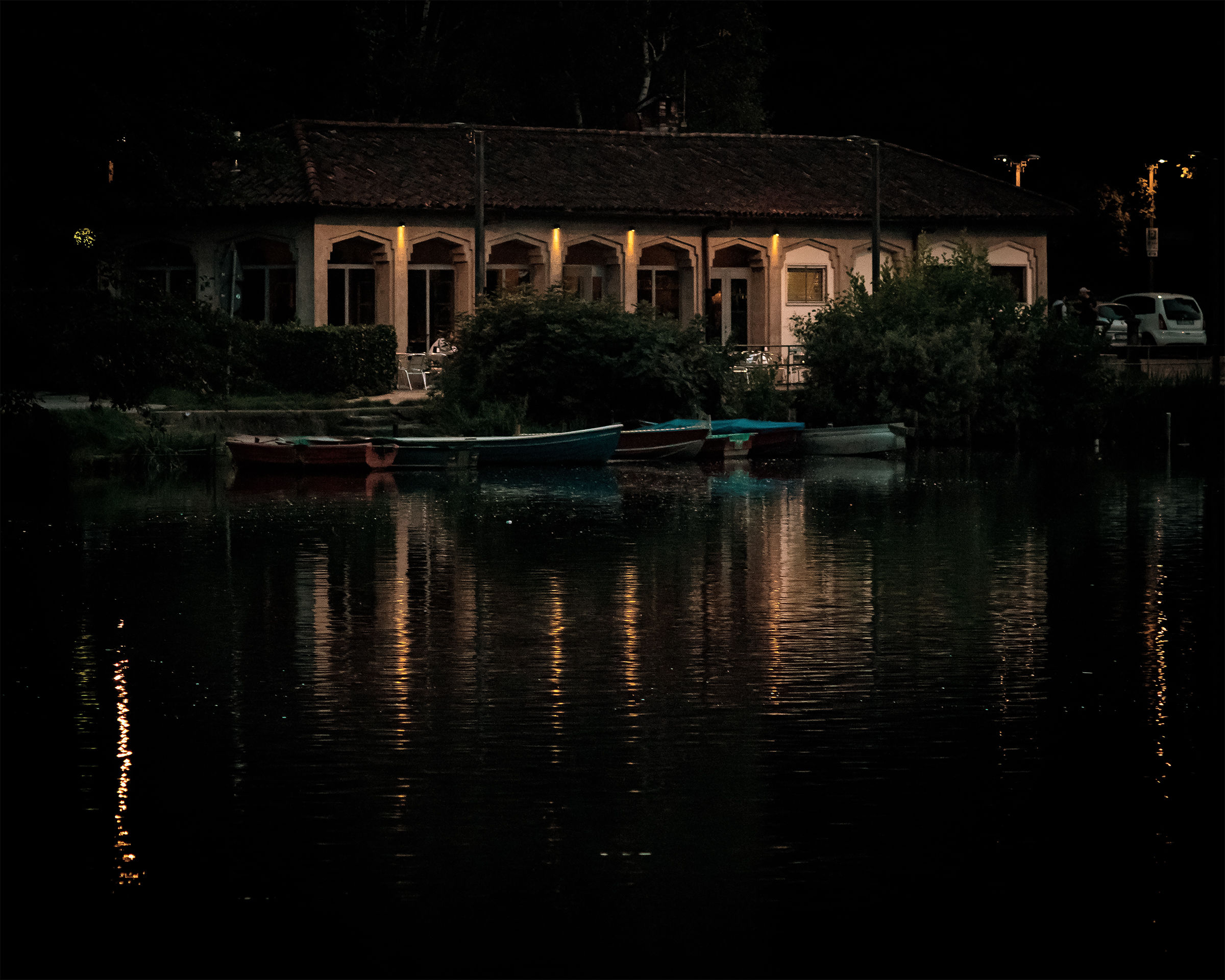 Falls in the evening