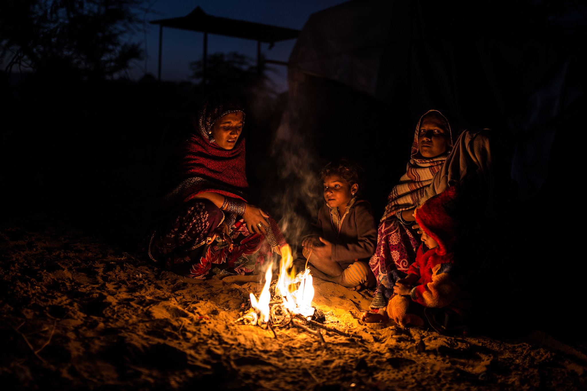 "Women" .. Waiting for the night at Pushkar ..