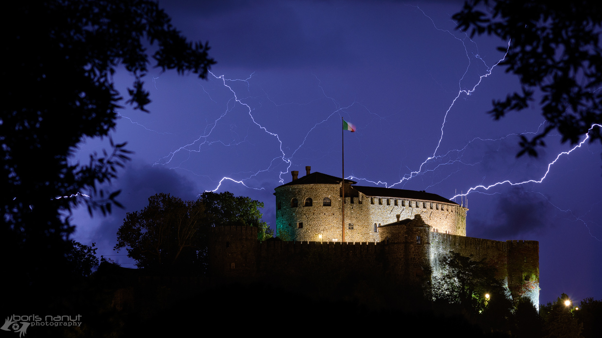 It was a dark and stormy night