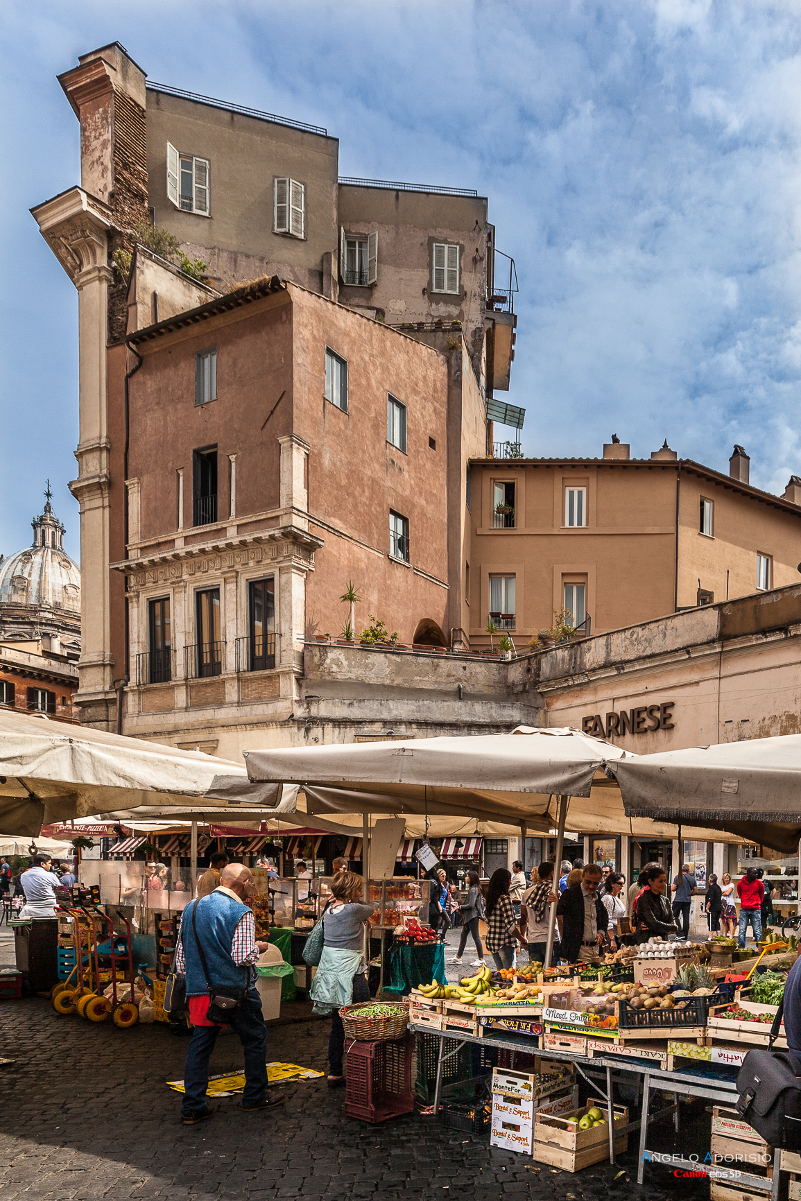 Roma - Campo de' Fiori e il suo antico mercato