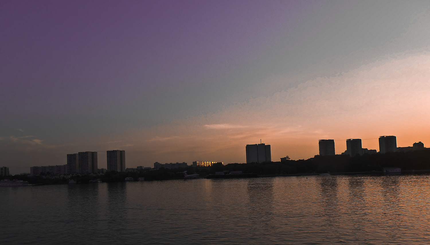 tramonto sulla moscova