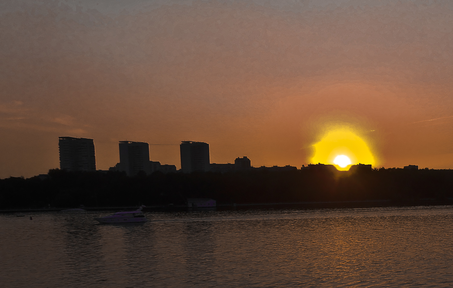 tramonto sulla moscova