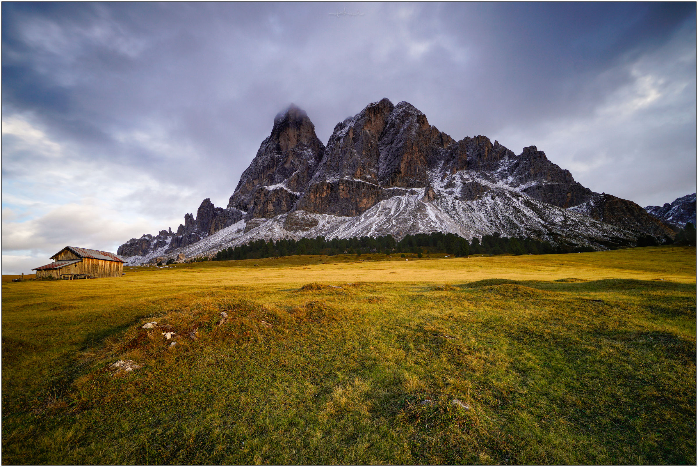 Sass de Putia... cinque minuti prima