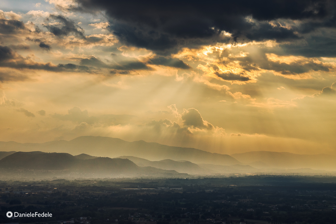 Tramonto a Roccasecca