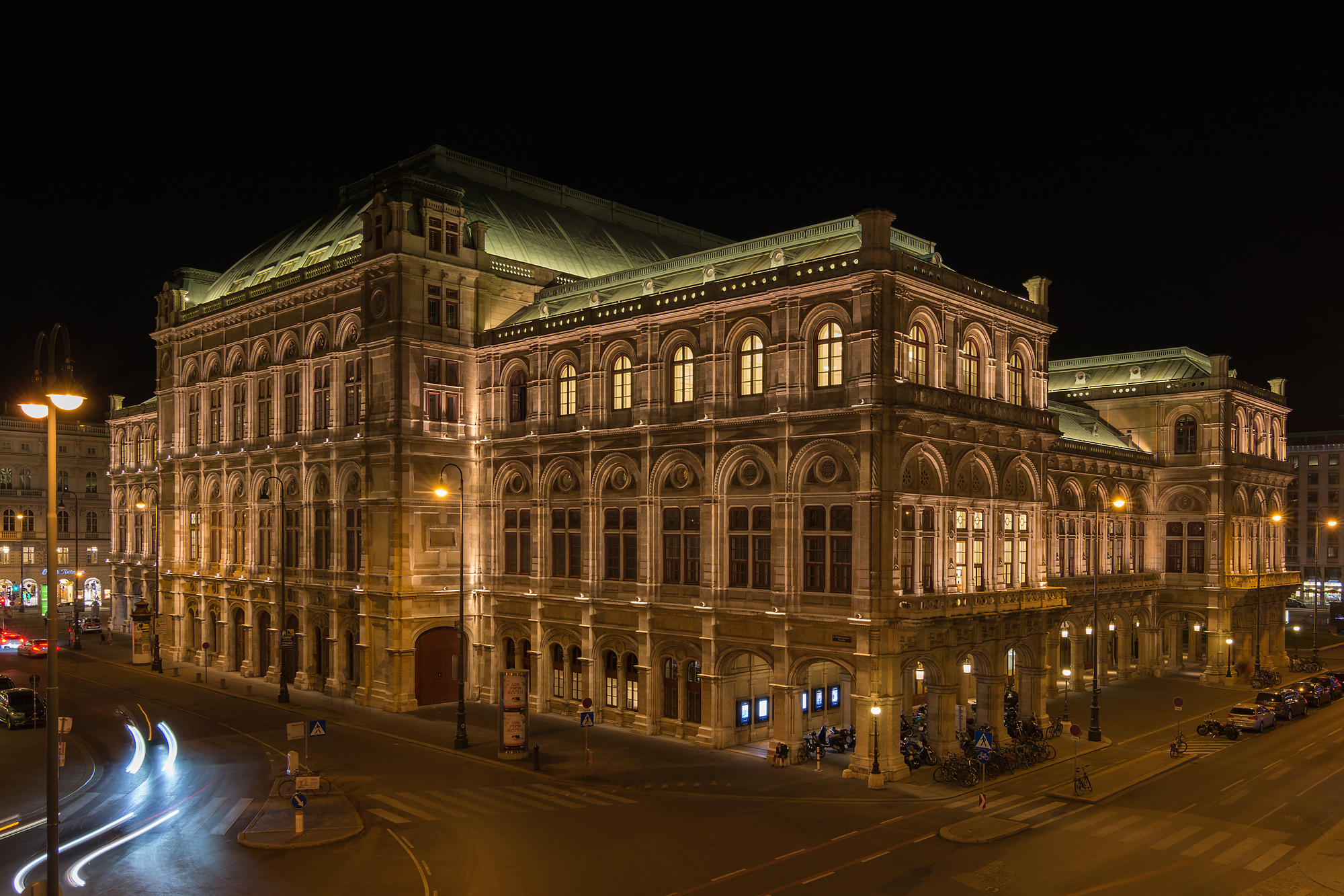Vienna in the night
