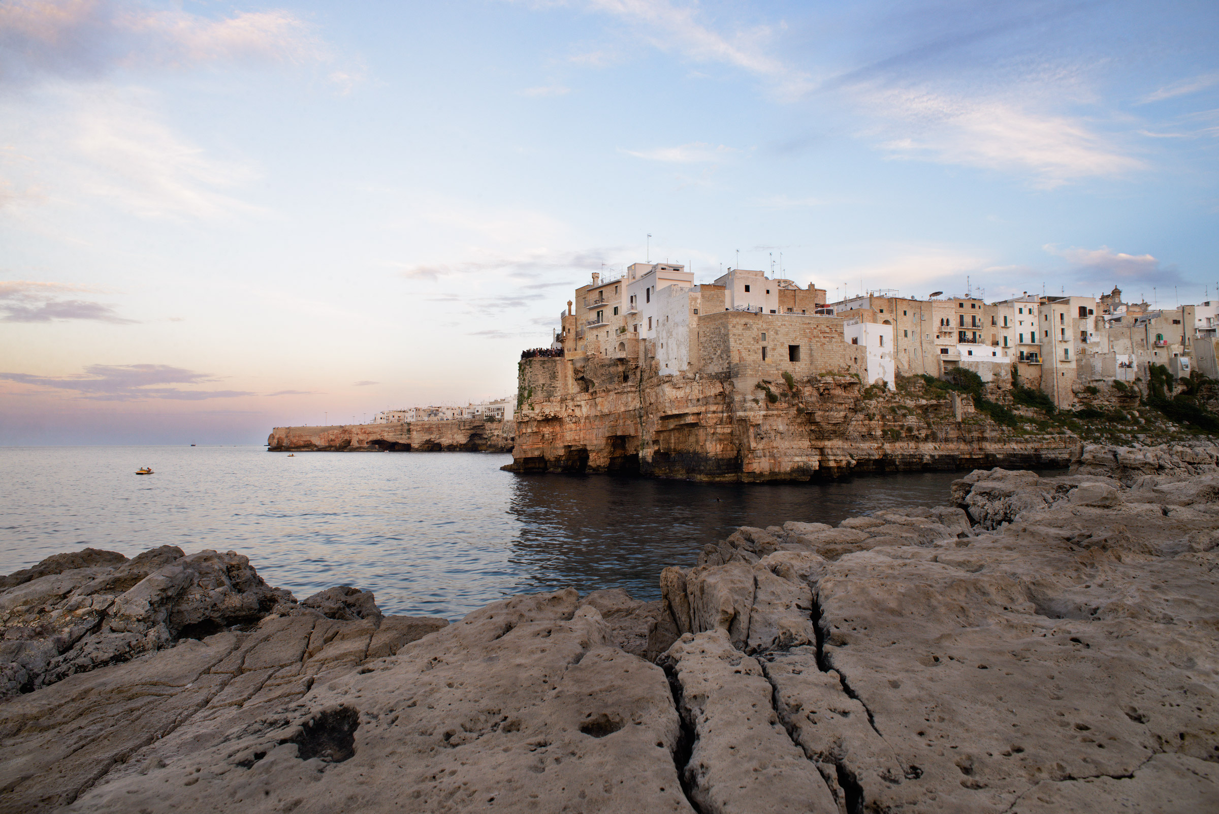 Polignano towards the evening