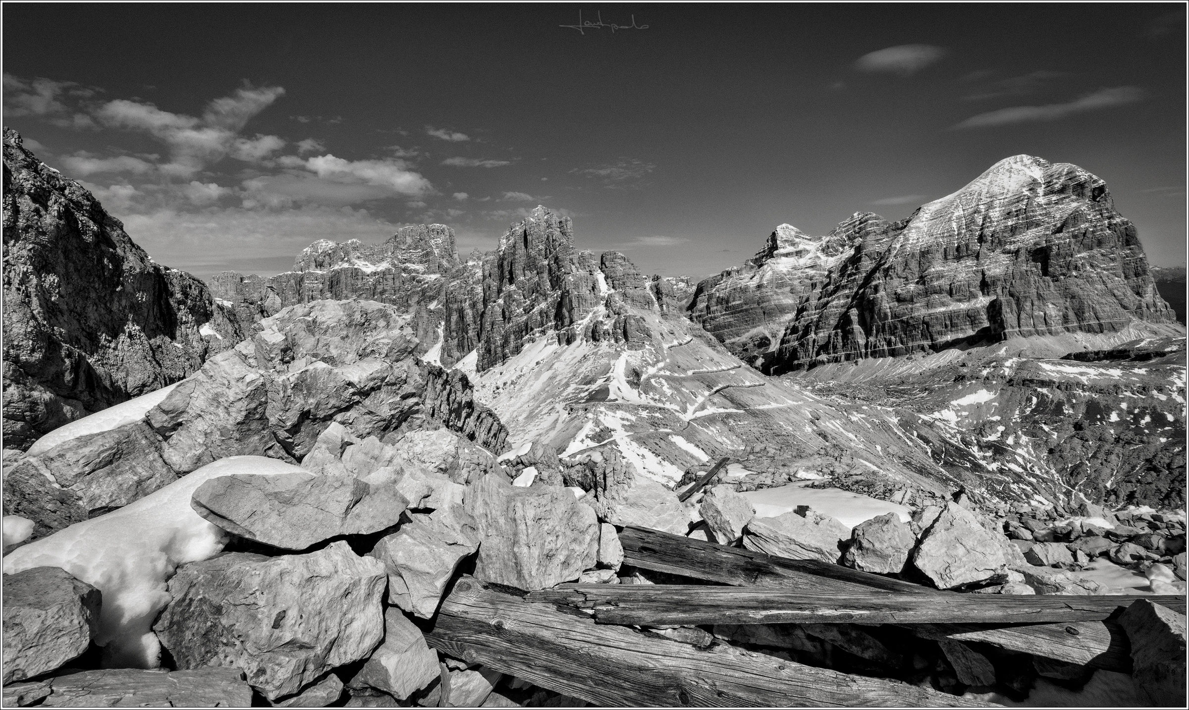 Panoramica dalla trincea