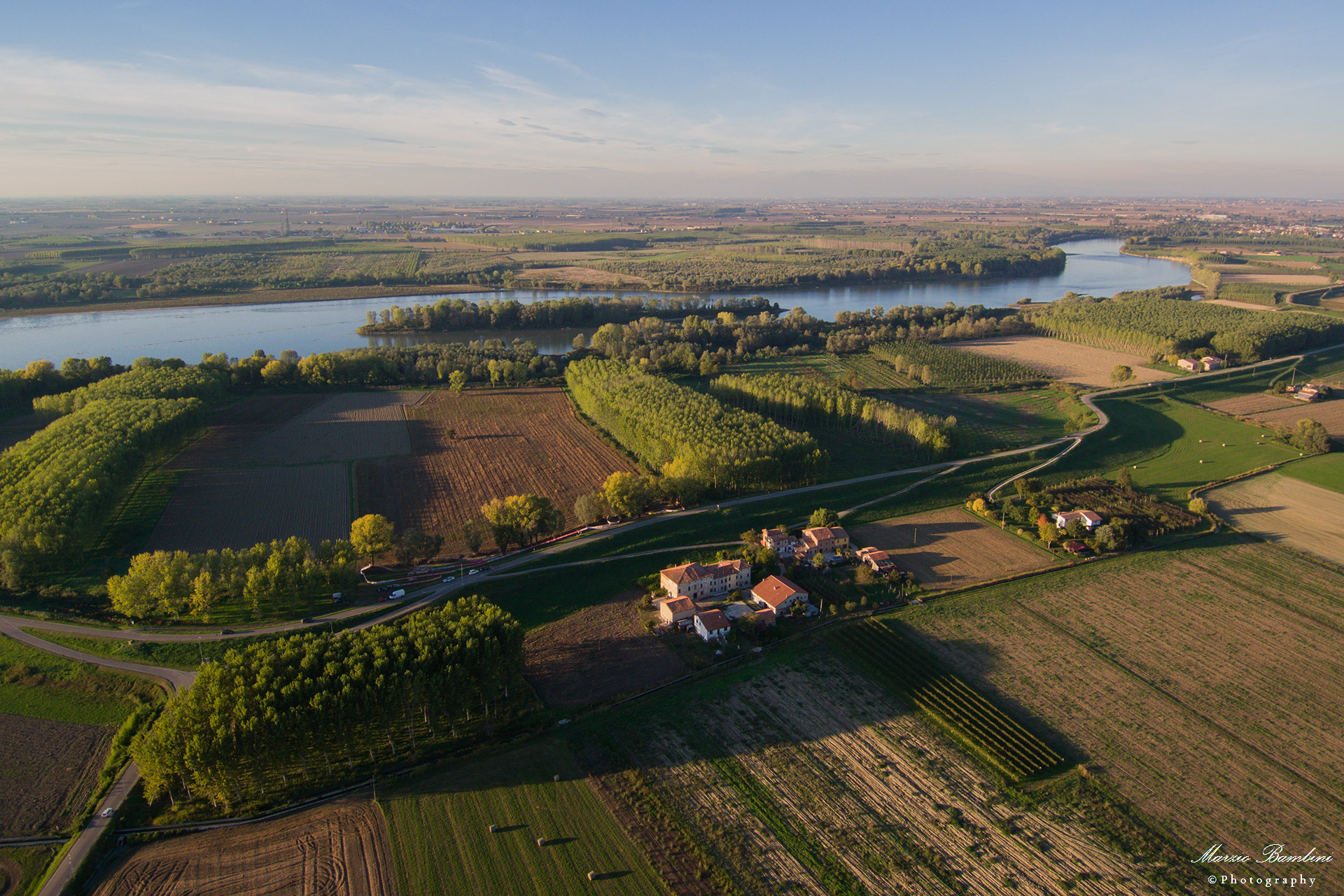 Pieve di Coriano, l'isolotto nel Po