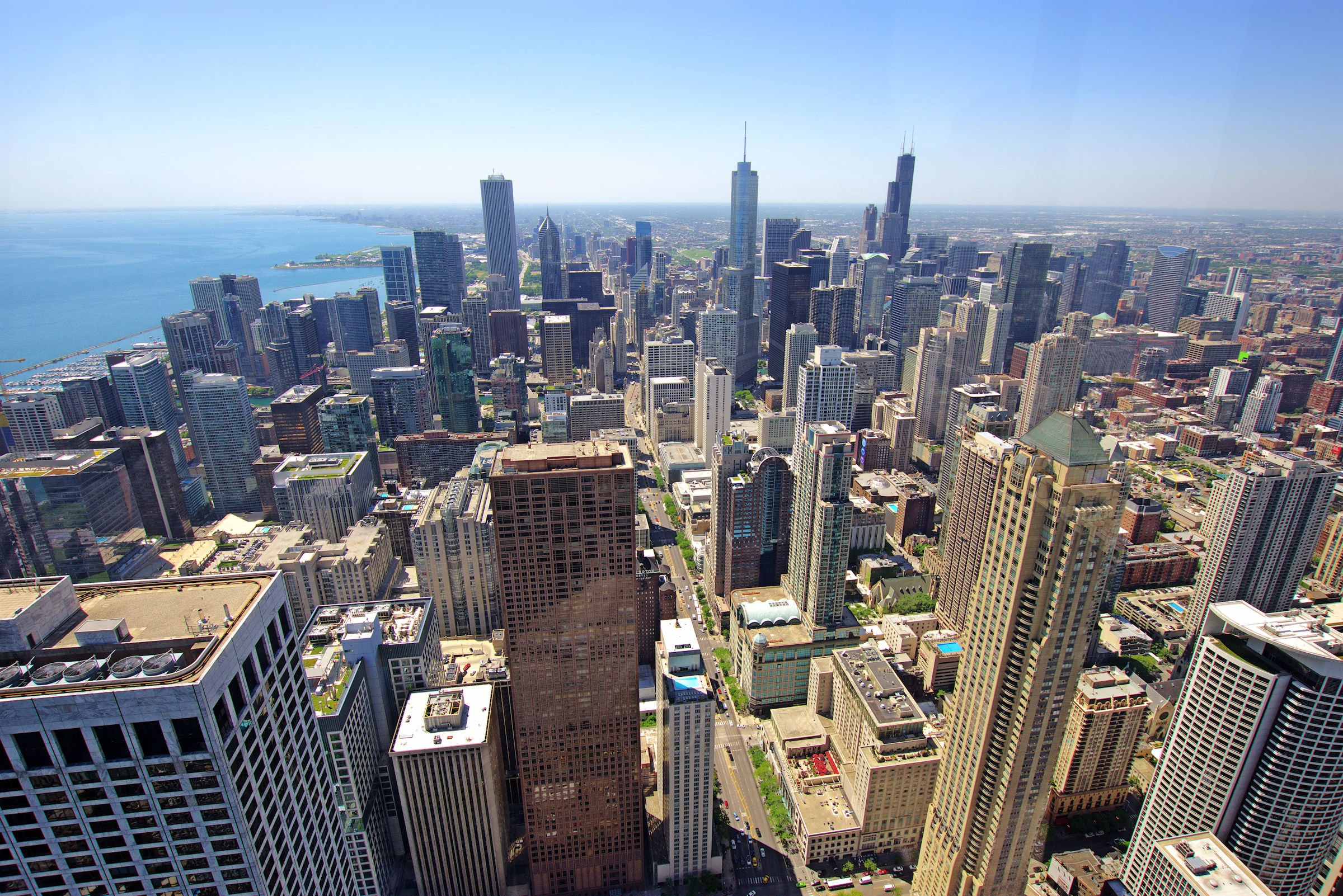 Chicago by day dalla Hancock Tower