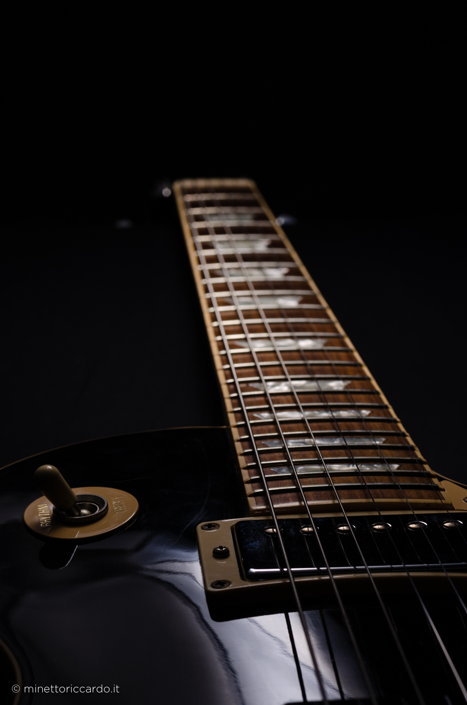 Gibson Les Paul - Keyboard detail