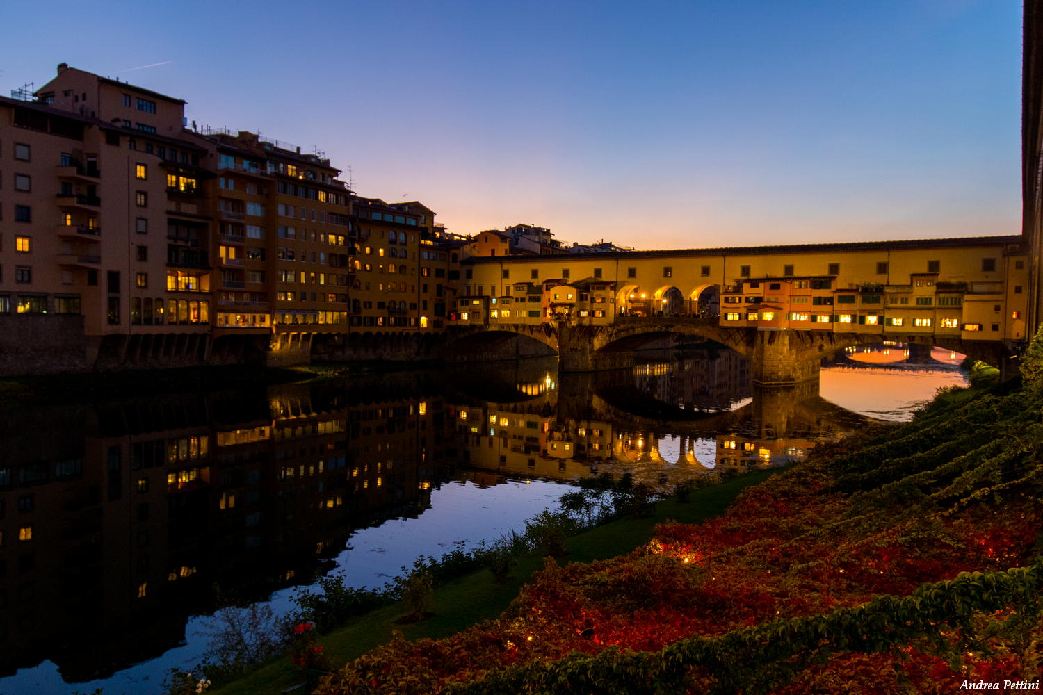 Sunset over Ponte Vecchio