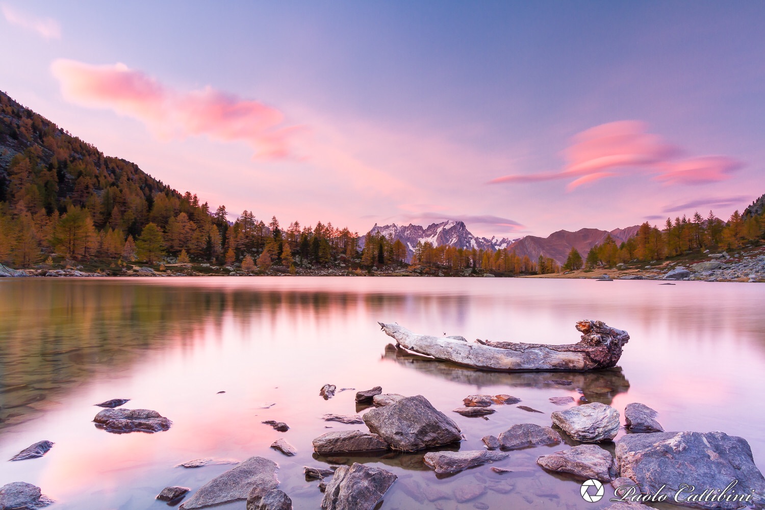 Arpy Lake - fairytale sunset