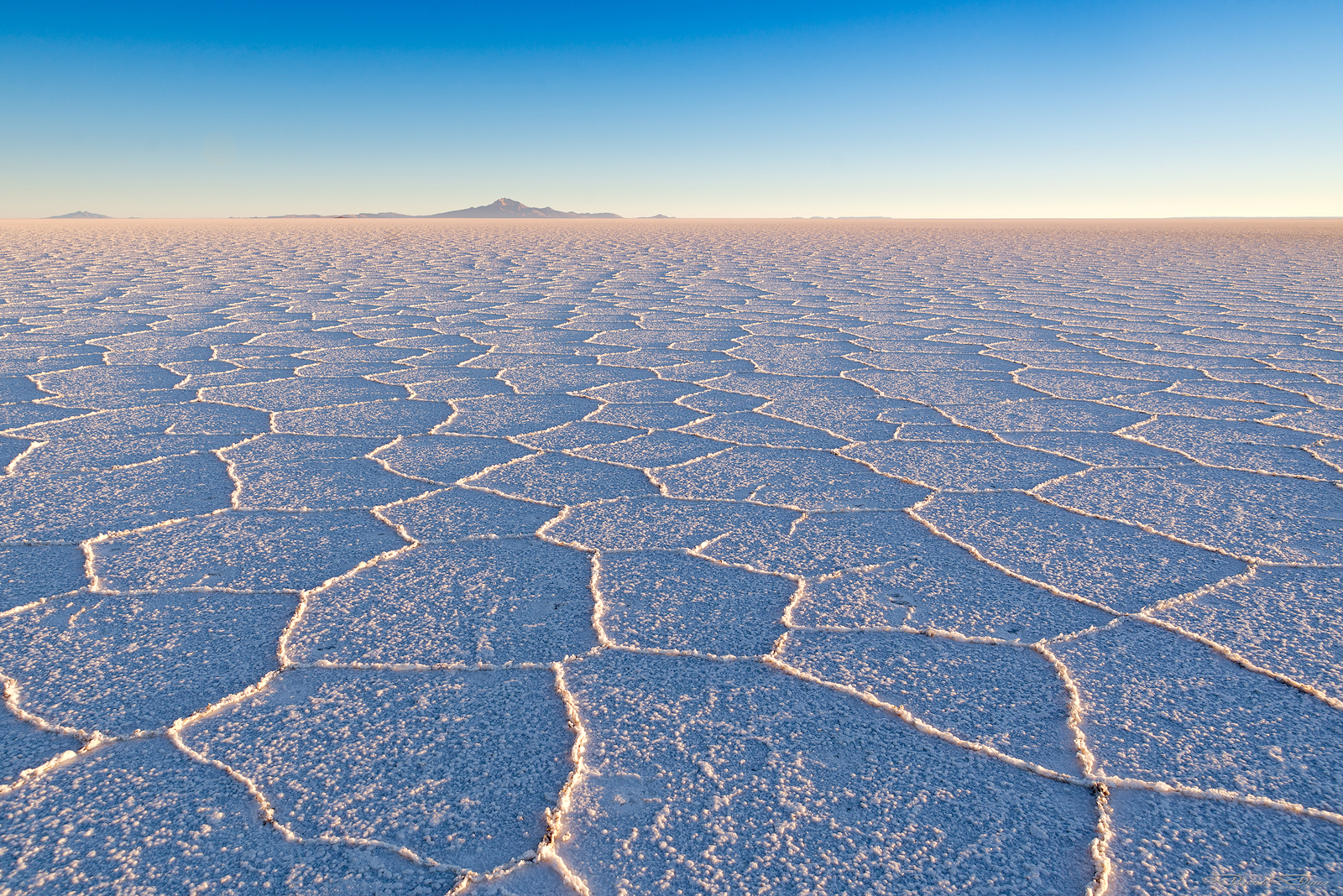Salar de Uyuni at dawn