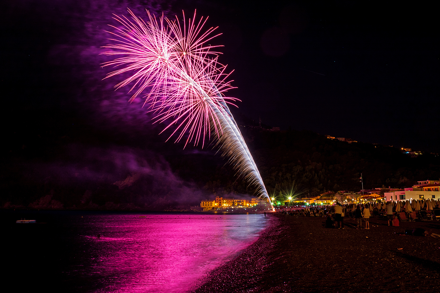 Lights and colors on the sea