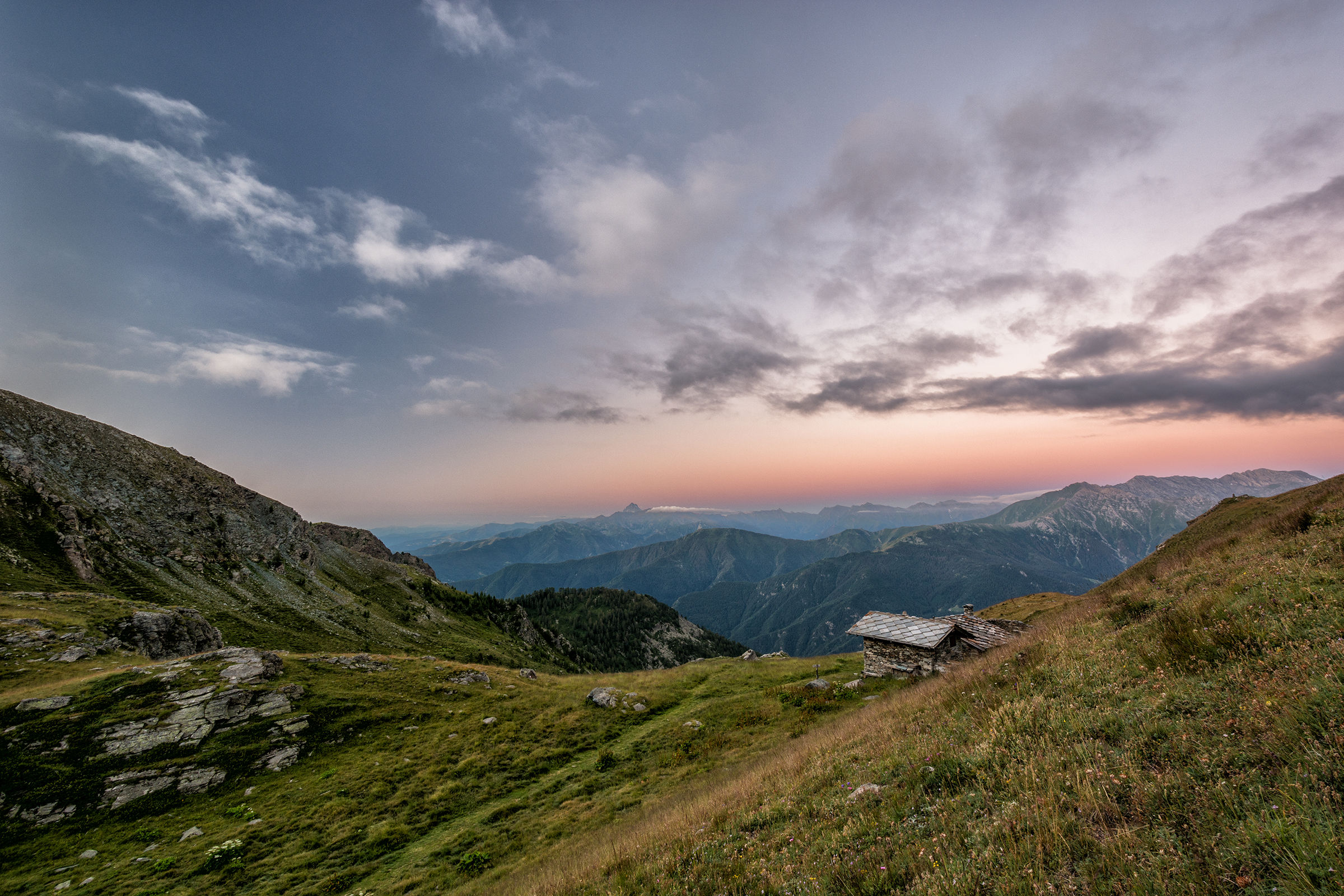 Alba at high altitude