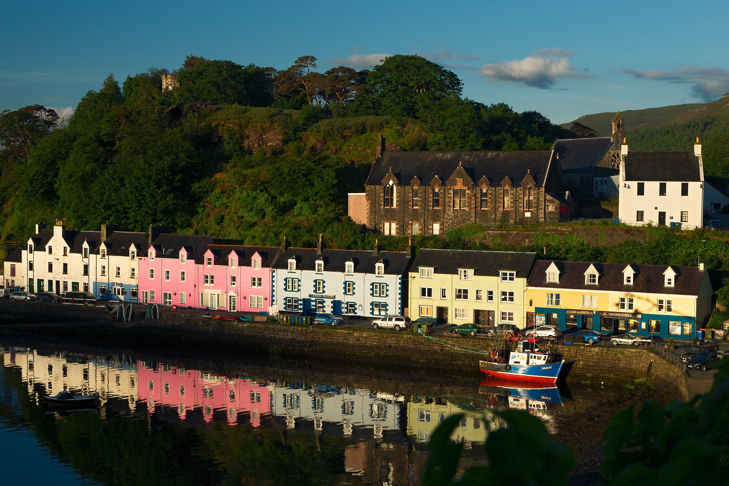 Portree all'alba