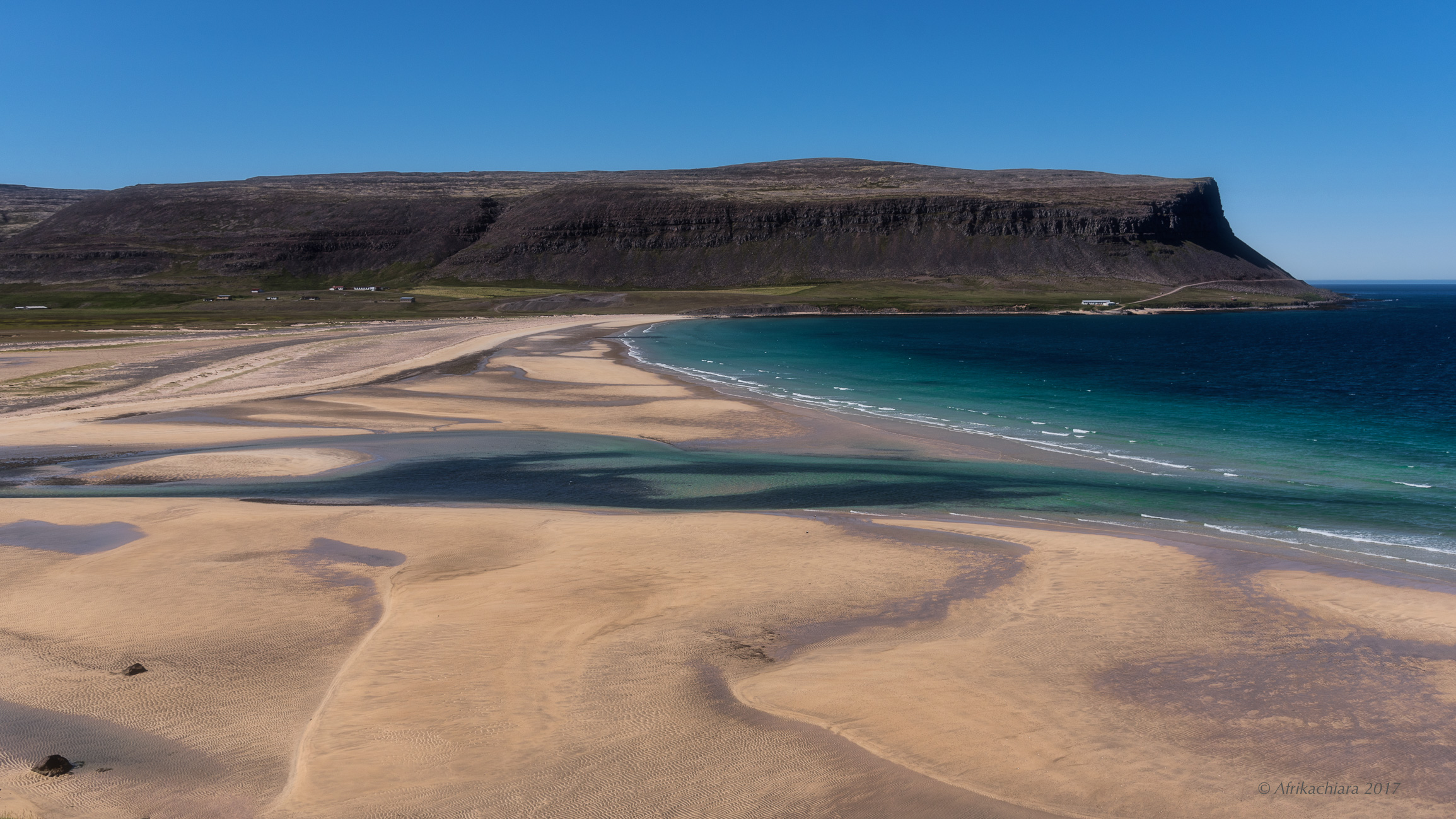 La bassa marea dà spettacolo