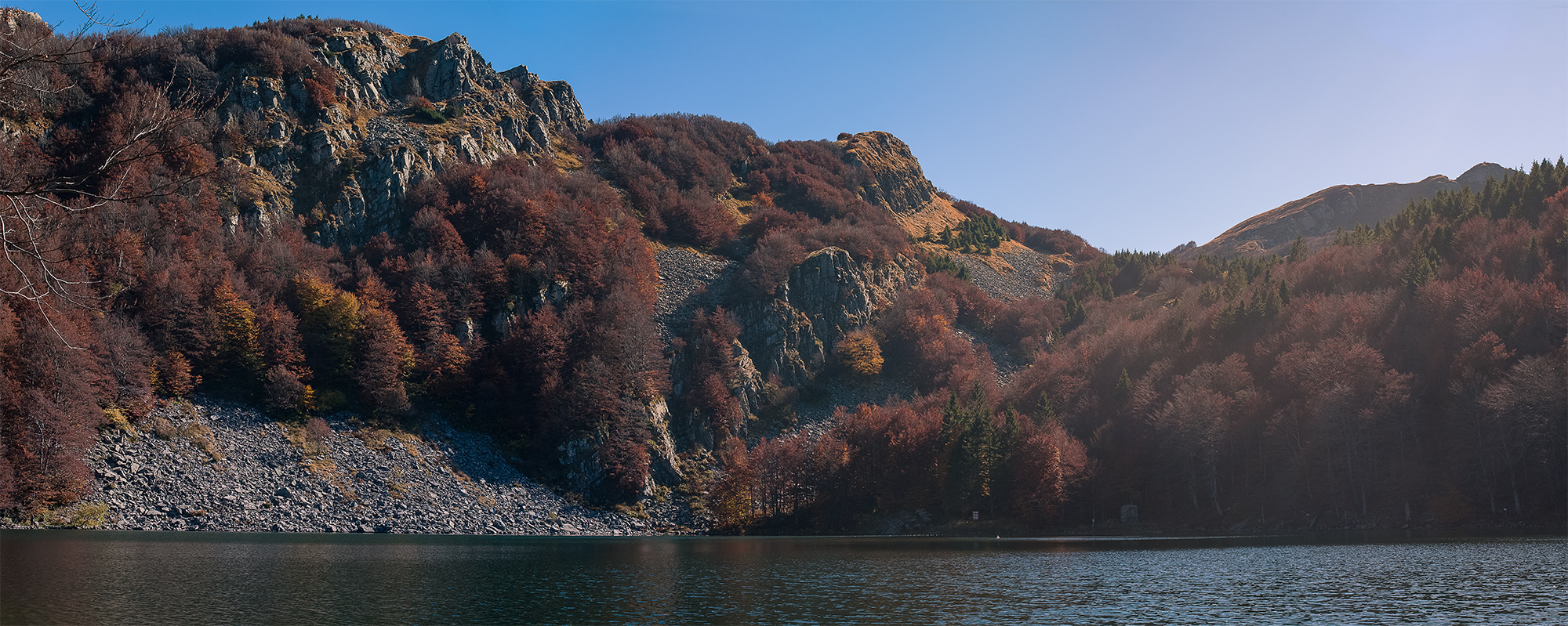 Parma lake Santo, south-east wall