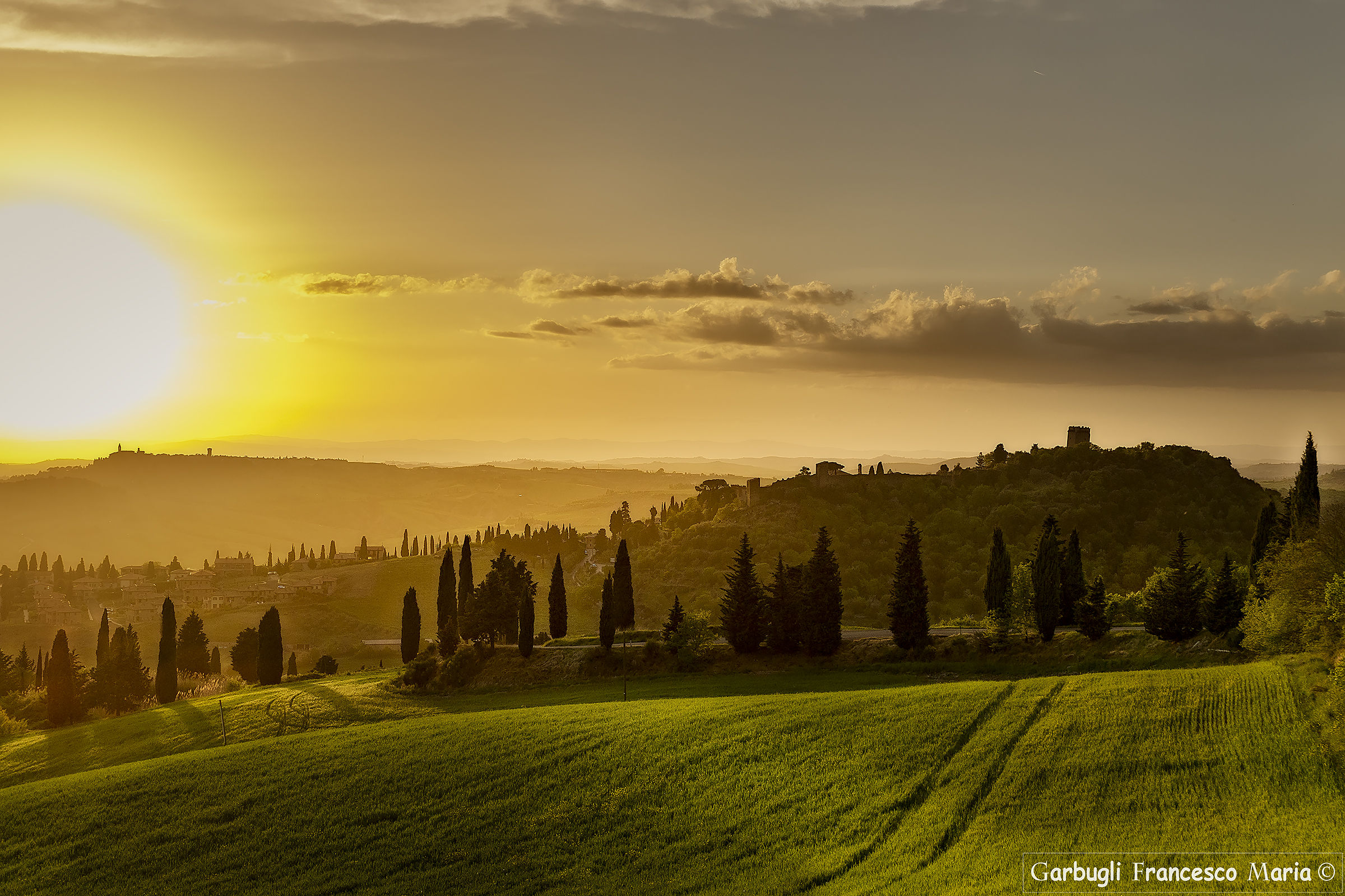 Sunset Influenced at Montichiello